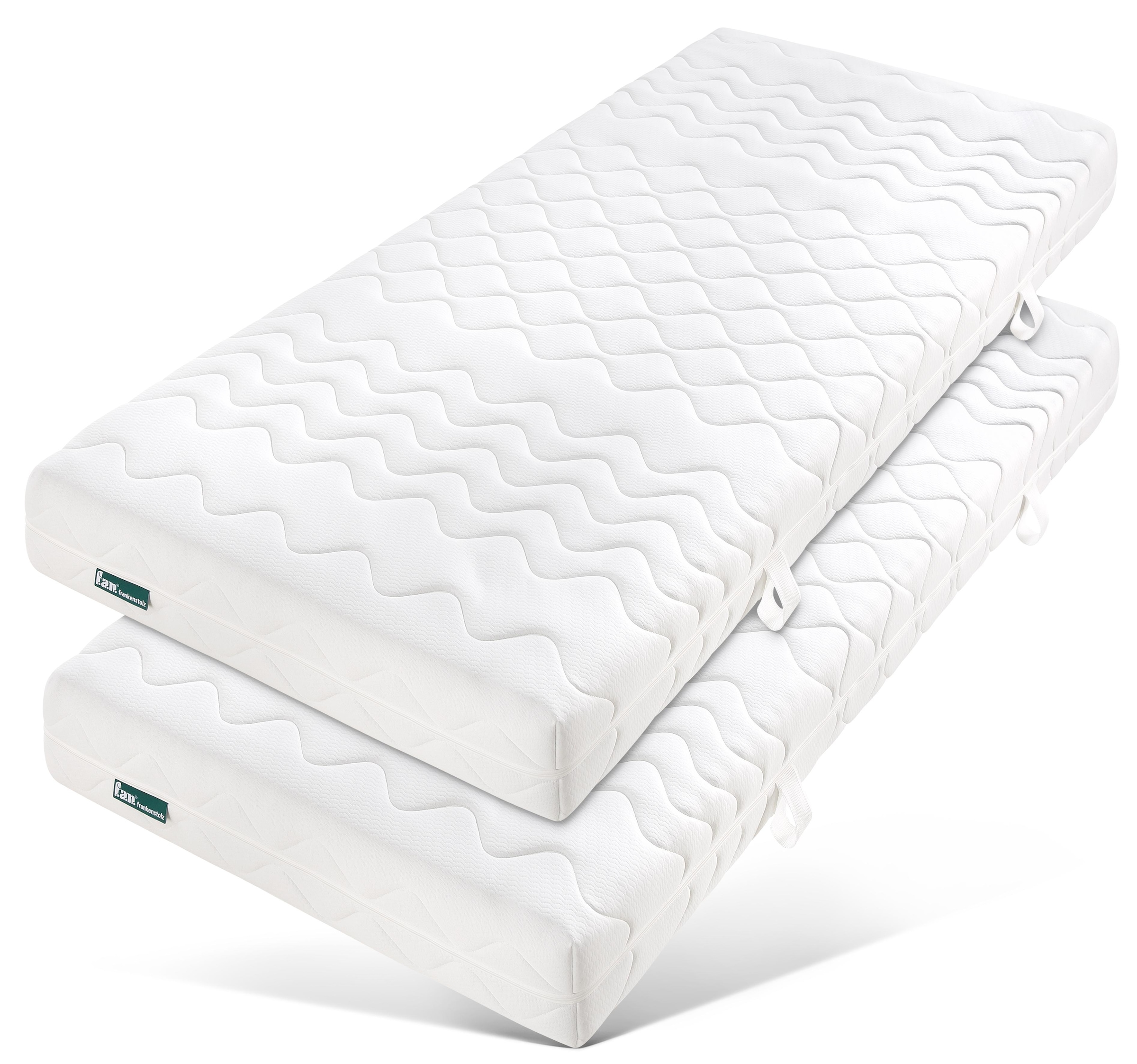 fan Komfortschaummatratze »ProVita Flex 21 S ECO, Matratze in 90x200 cm, 140x200«, 21 cm hoch, Raumgewicht: 30 kg/m³, (2 St., 1 oder 2-tlg.), Matratze in 3 Härtegraden und diversen Grössen erhältlich