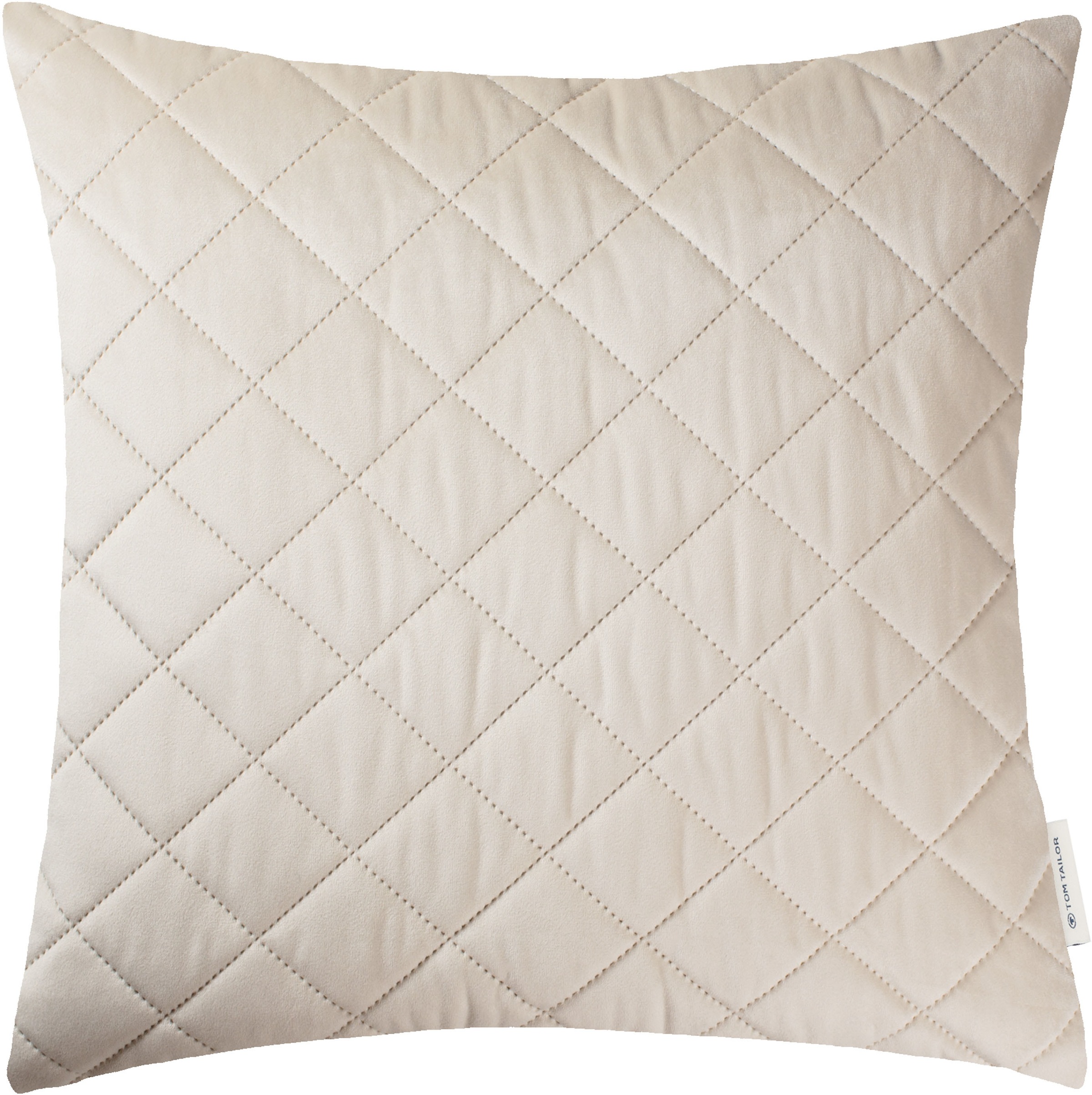 Image of TOM TAILOR HOME Dekokissen "FrenchVelvet Quilt" Kissenhülle ohne Füllung, 1 Stück
