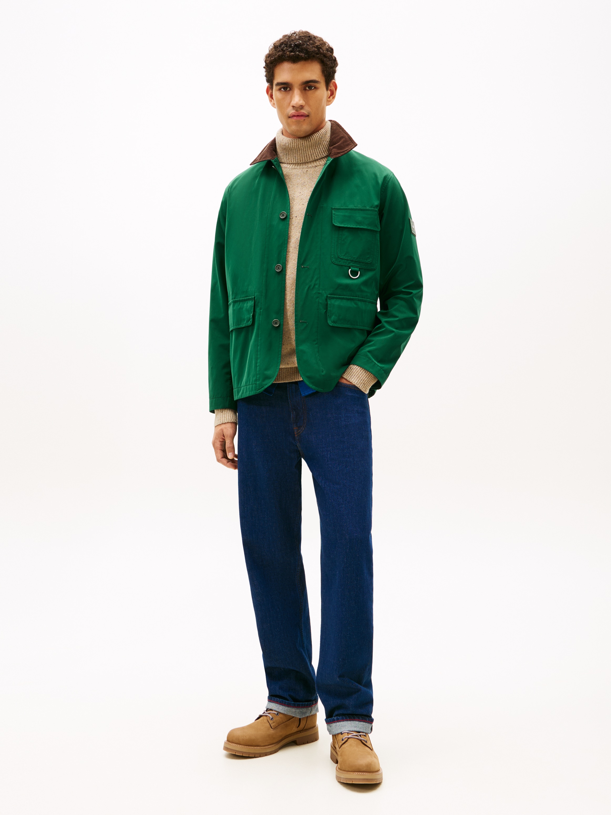 Tommy Hilfiger Bottines à lacets »FLEX TH OUTDOOR W NBK BOOT«  , talon bloc, chaussure outdoor avec œillets, style alpiniste