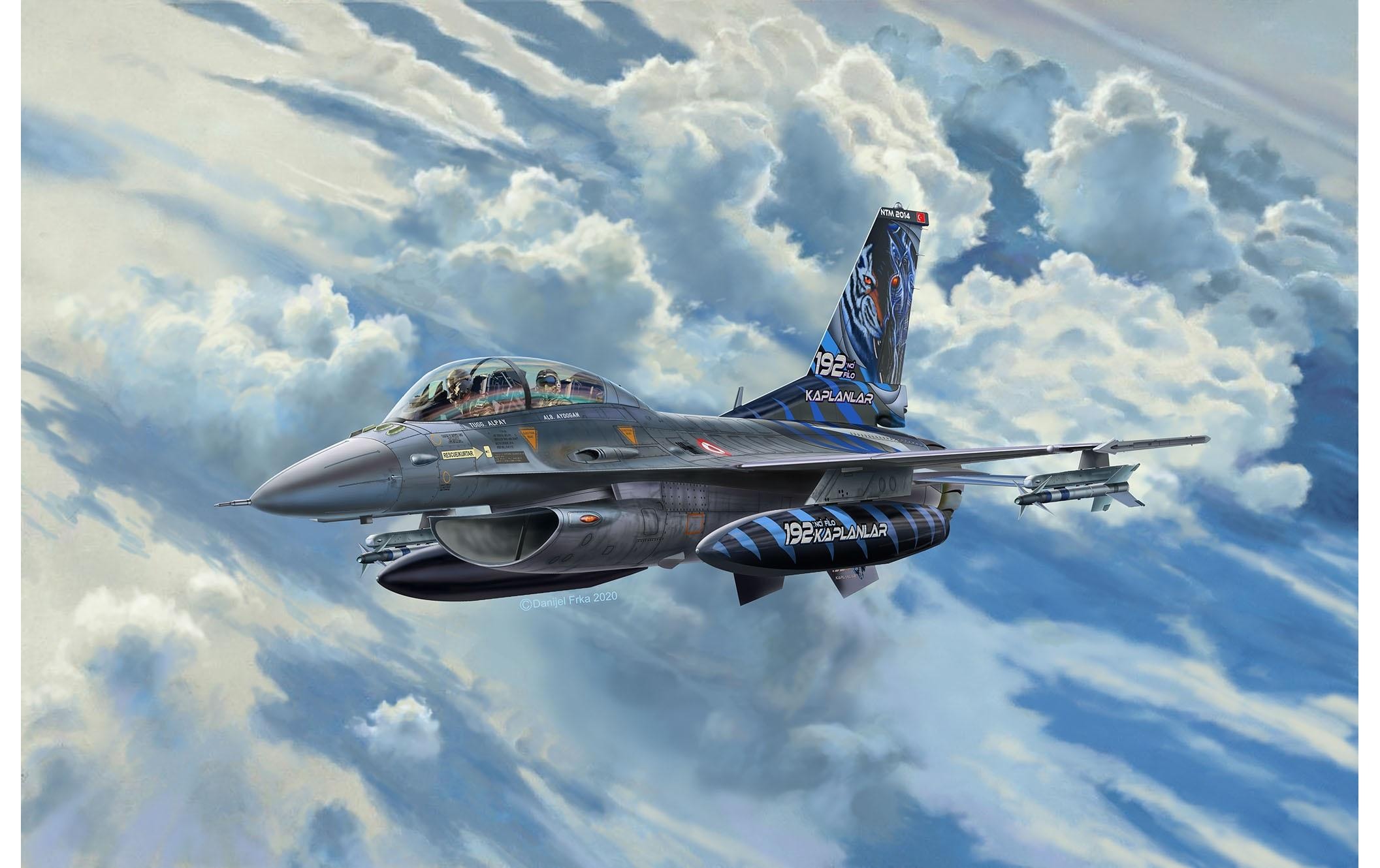 Revell® »Bausatz F-16D Fighting Falcon 1:72« 130 Stk. tlg. 1:72