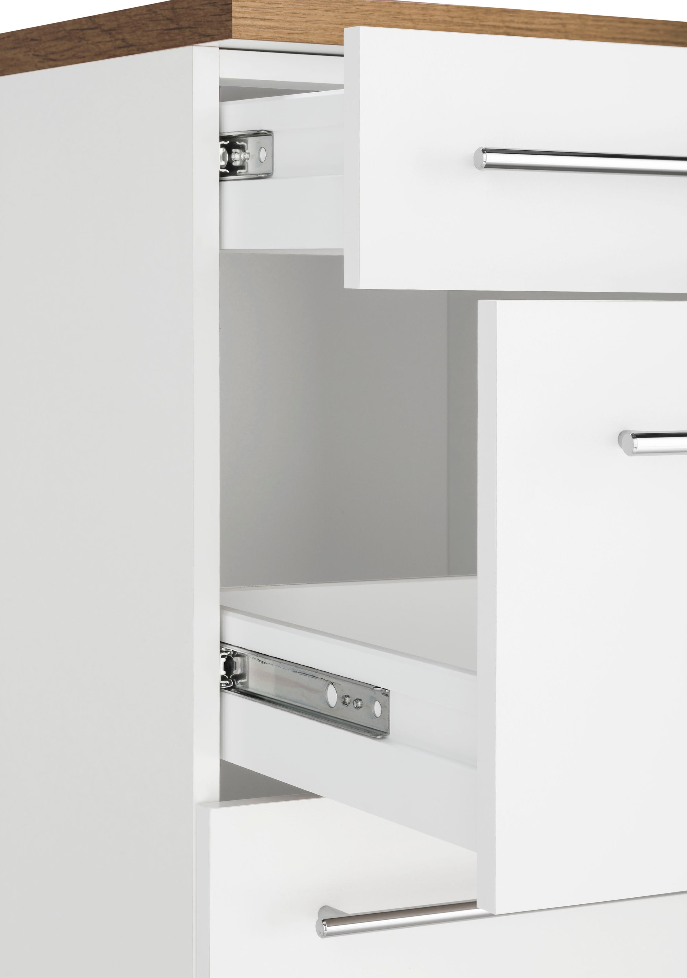 KOCHSTATION Winkelküche »KS-Samos« Stellbreite 260x270 cm, wahlweise mit E-Geräten und Induktion