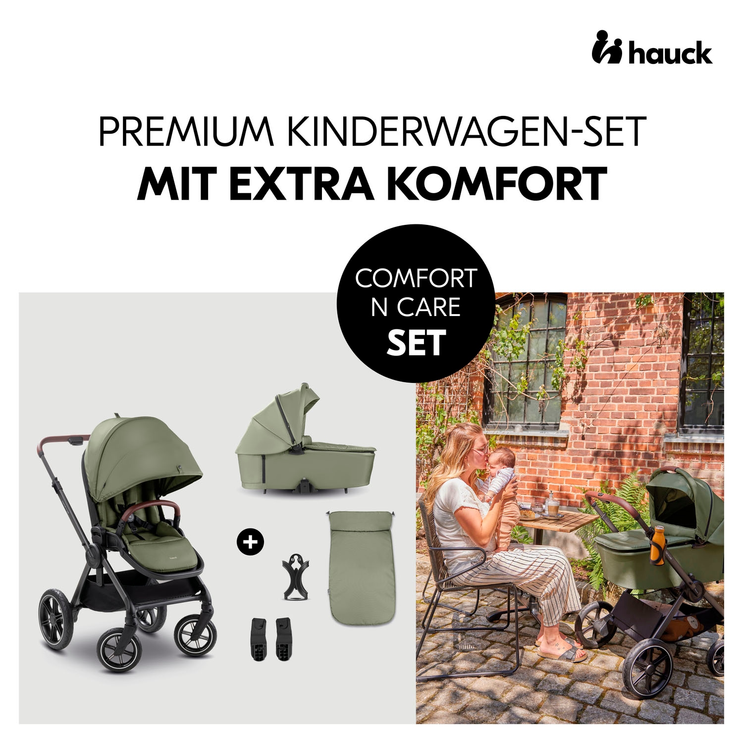 Hauck Poussette combinée »Comfort N Care« 22 kilos Belastbarkeit bis 22 kg