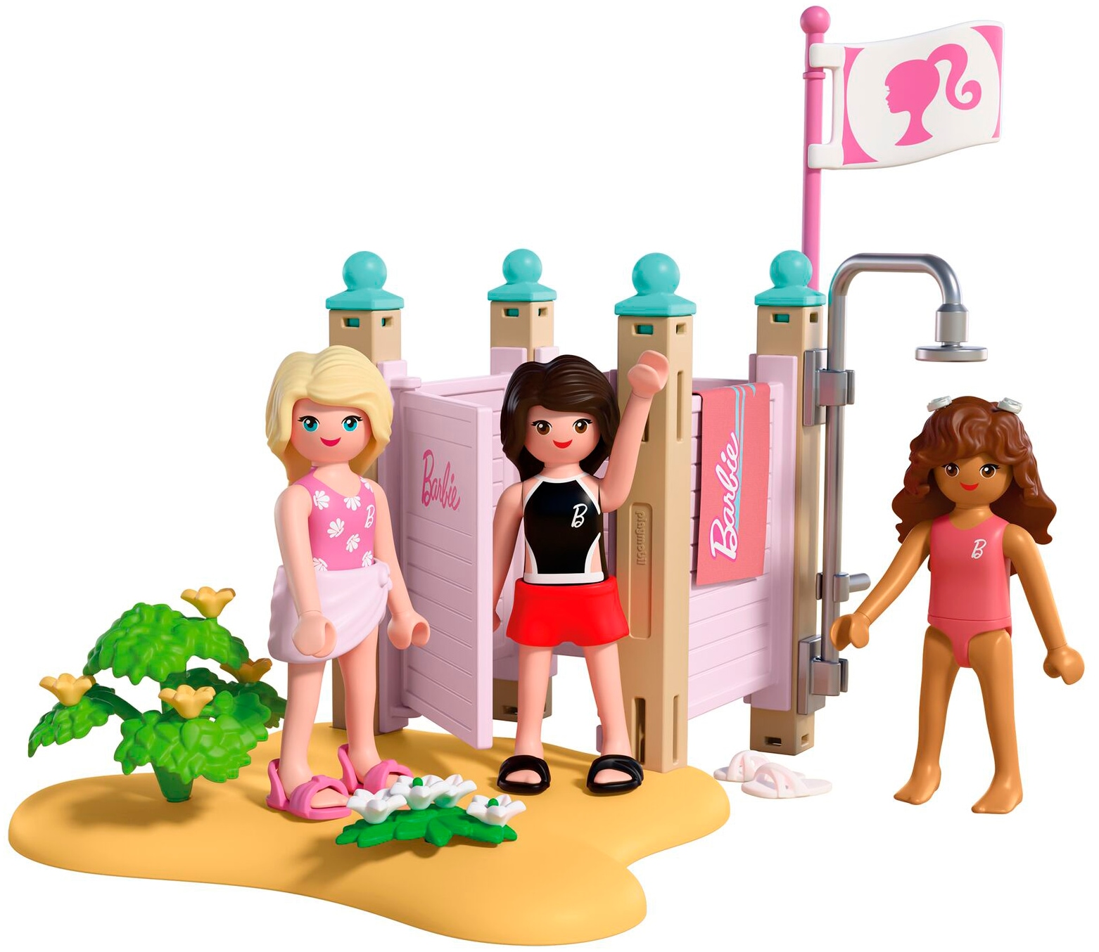 Playmobil® Jeu de construction »PLAYMOBIL x Barbie™ Strandmode (72124), Barbie™« Made in Europe