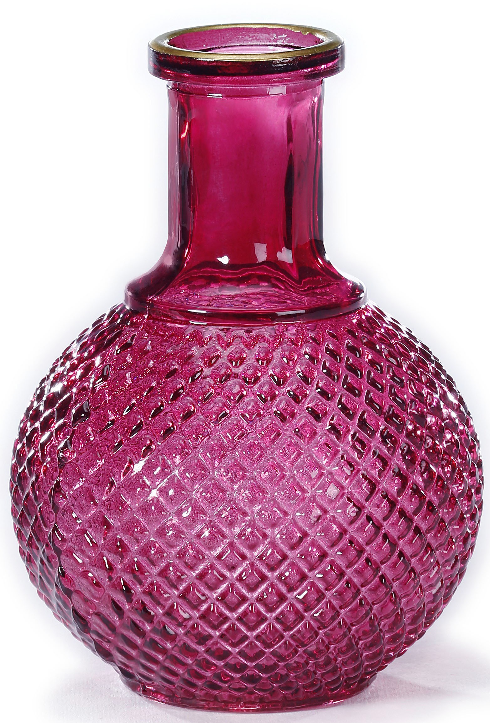 CHRISTMAS GOODS by Inge Tischvase, (Set, 2 St.), mit Rautemuster, Höhe ca. 15 cm und 18 cm