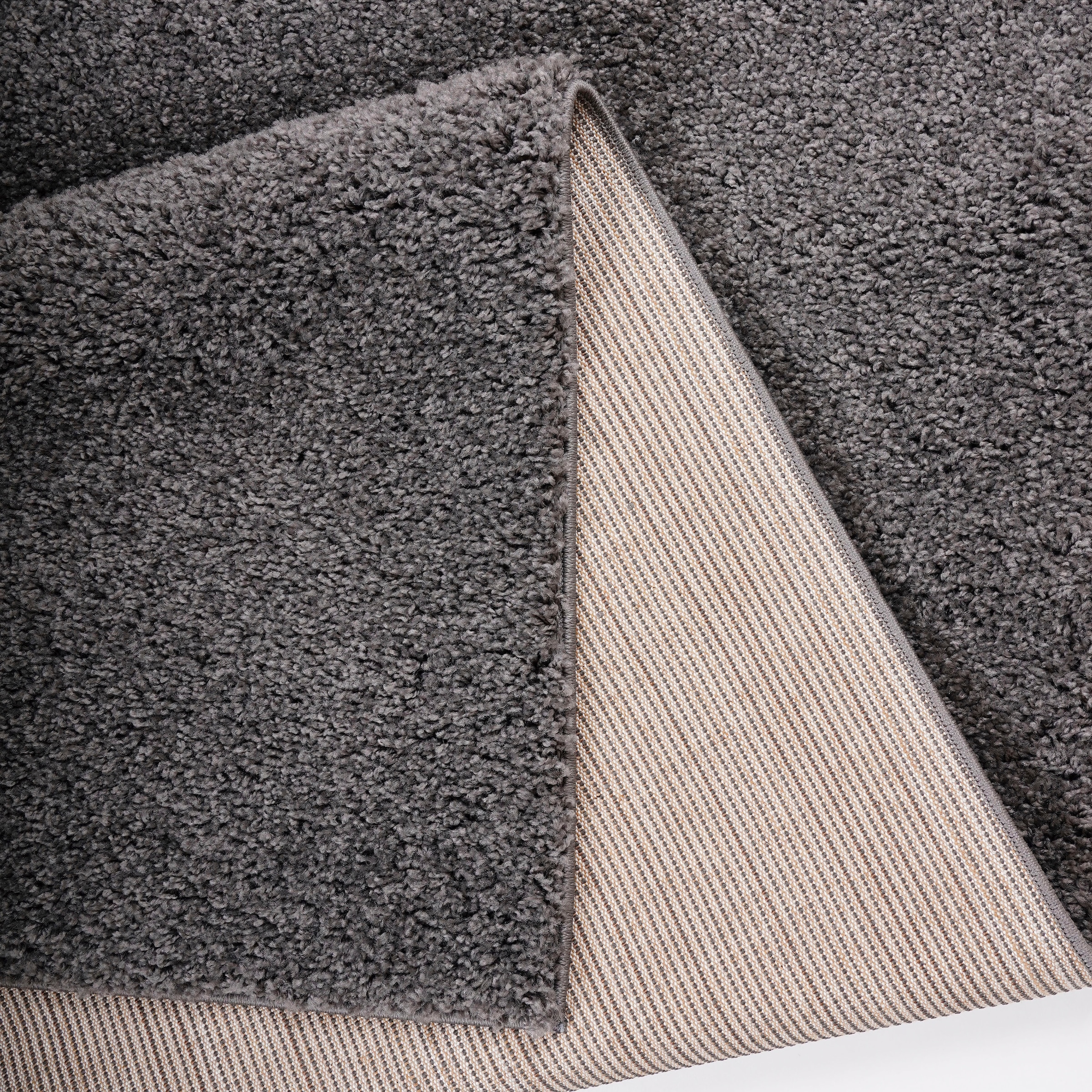Bruno Banani Hochflor-Teppich »Shaggy Soft«, rechteckig, 30 mm Höhe, gewebt, Uni Farben, besonders weich und kuschelig