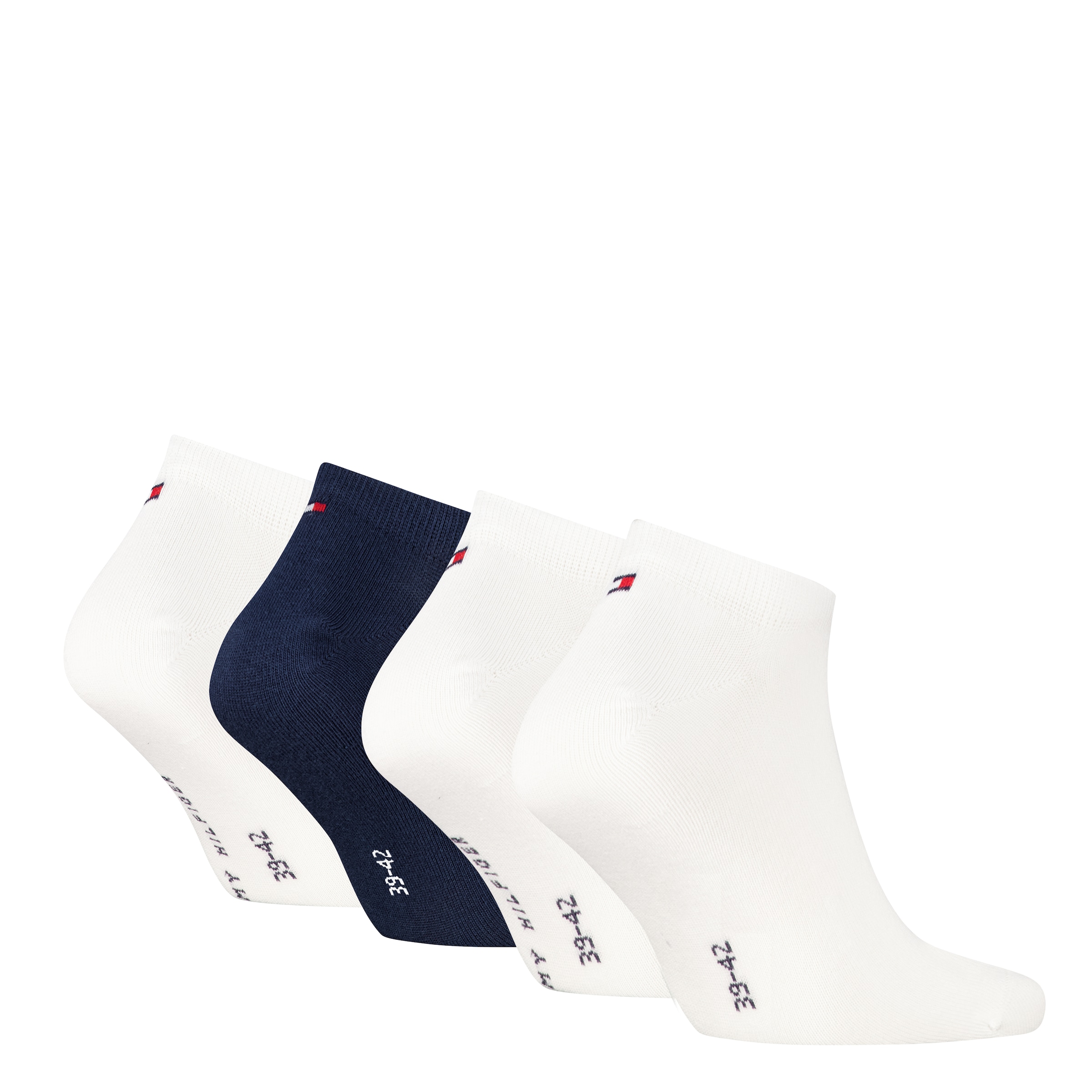 Tommy Hilfiger Chaussettes de baskets »TH MEN SNEAKER 4P LOGO STRIPE ECOM« 4 Paar, 