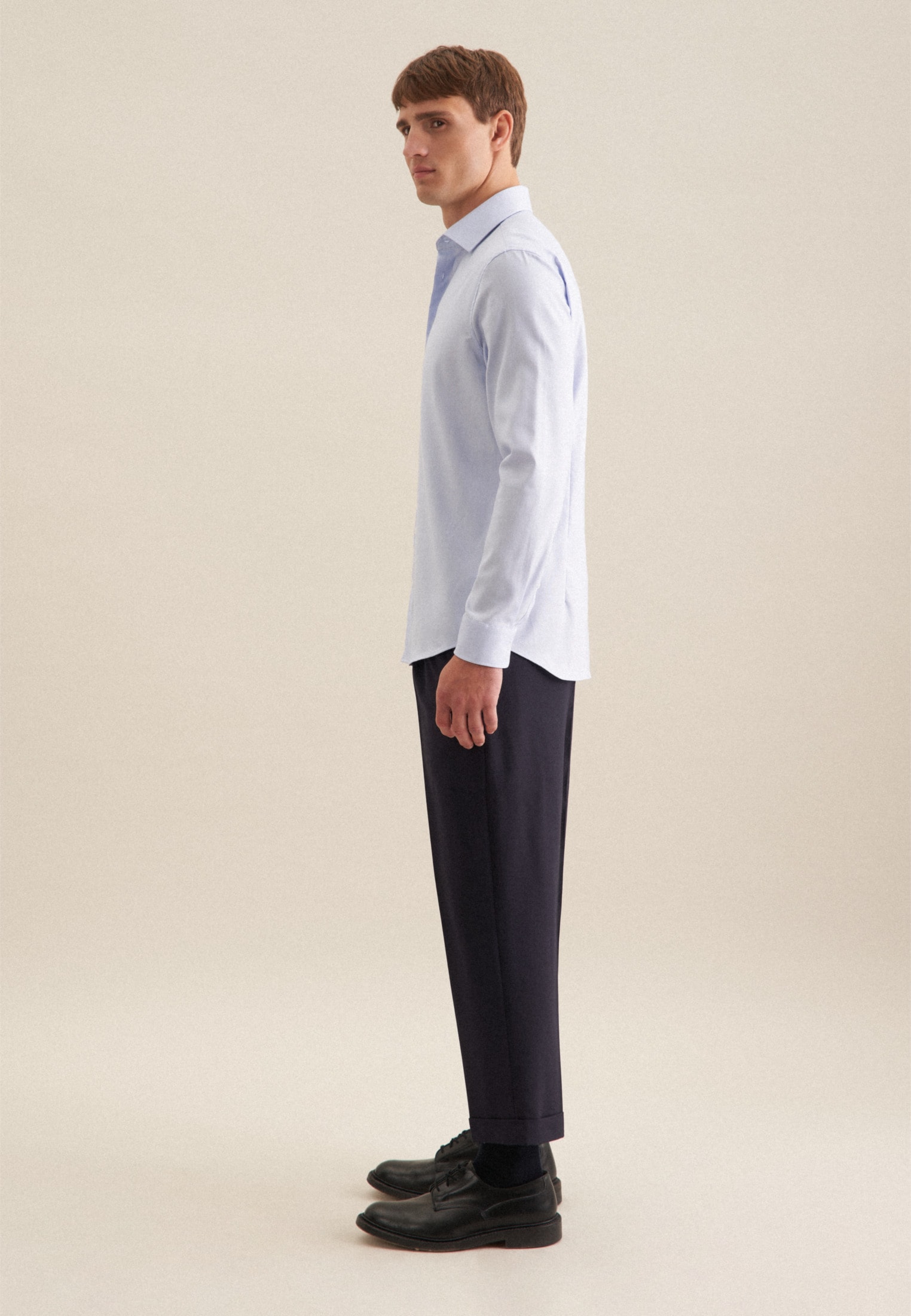 seidensticker Businesshemd »Schwarze Rose« Shaped 1/1 Kentkragen Uni