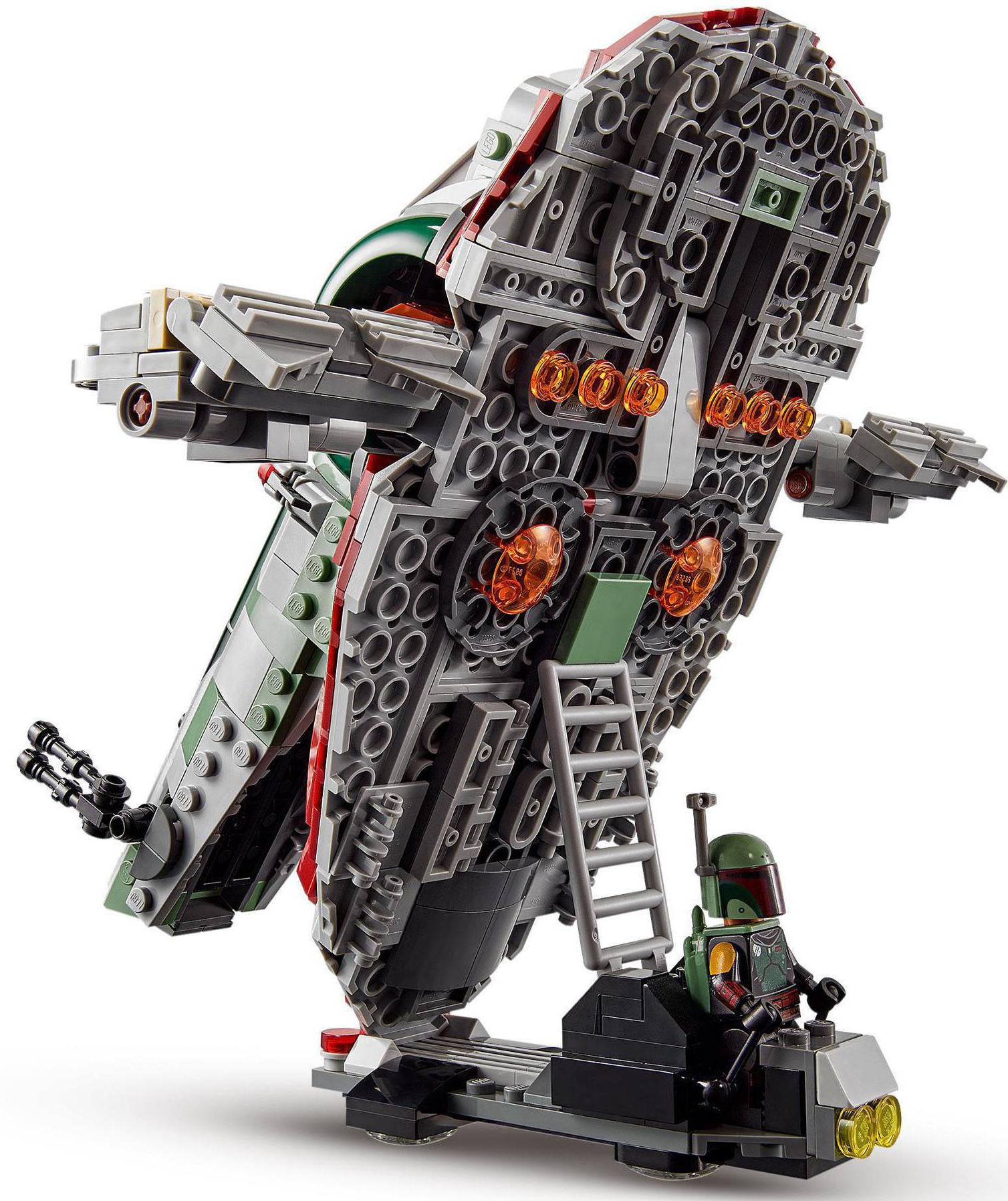 LEGO® Konstruktionsspielsteine »Boba Fetts Starship™ (75312), LEGO® Star Wars™ Mandalorian«, (593 St.), Made in Europe