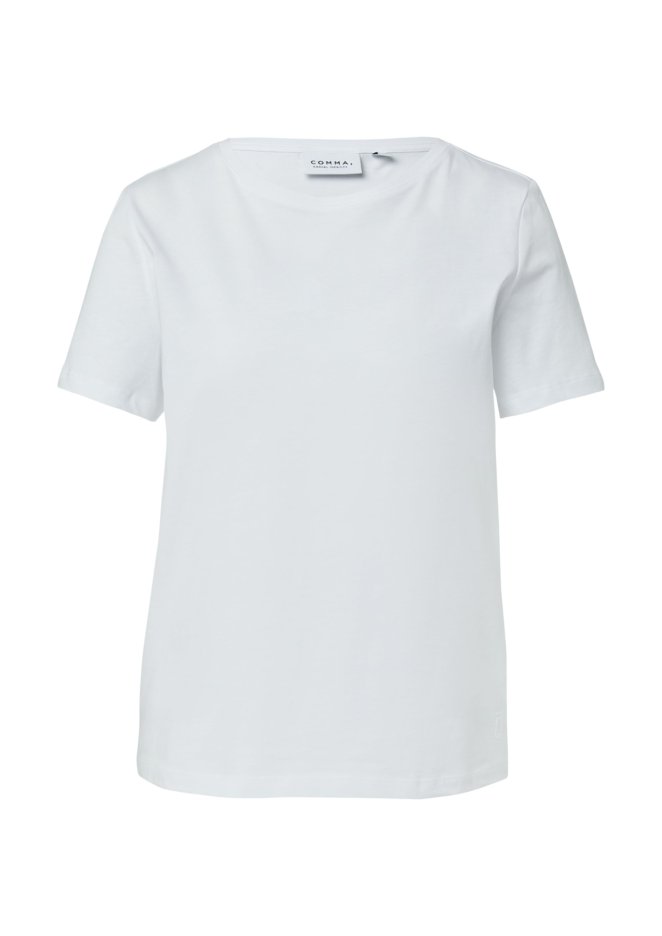comma casual identity T-Shirt, mit Rundhalsausschnitt, Regular Fit
