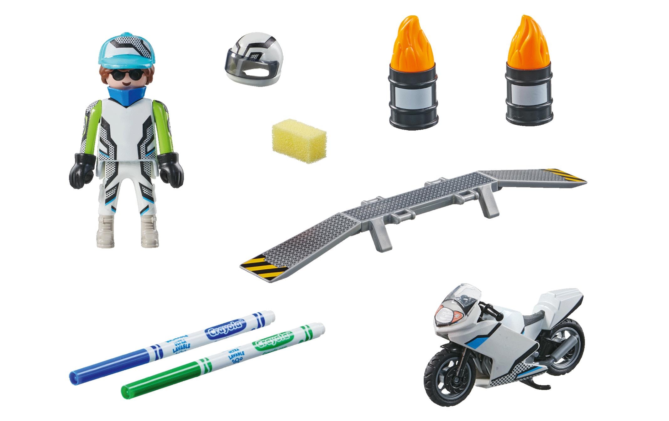 Playmobil® Spielbausteine »Color Motorrad 71377«