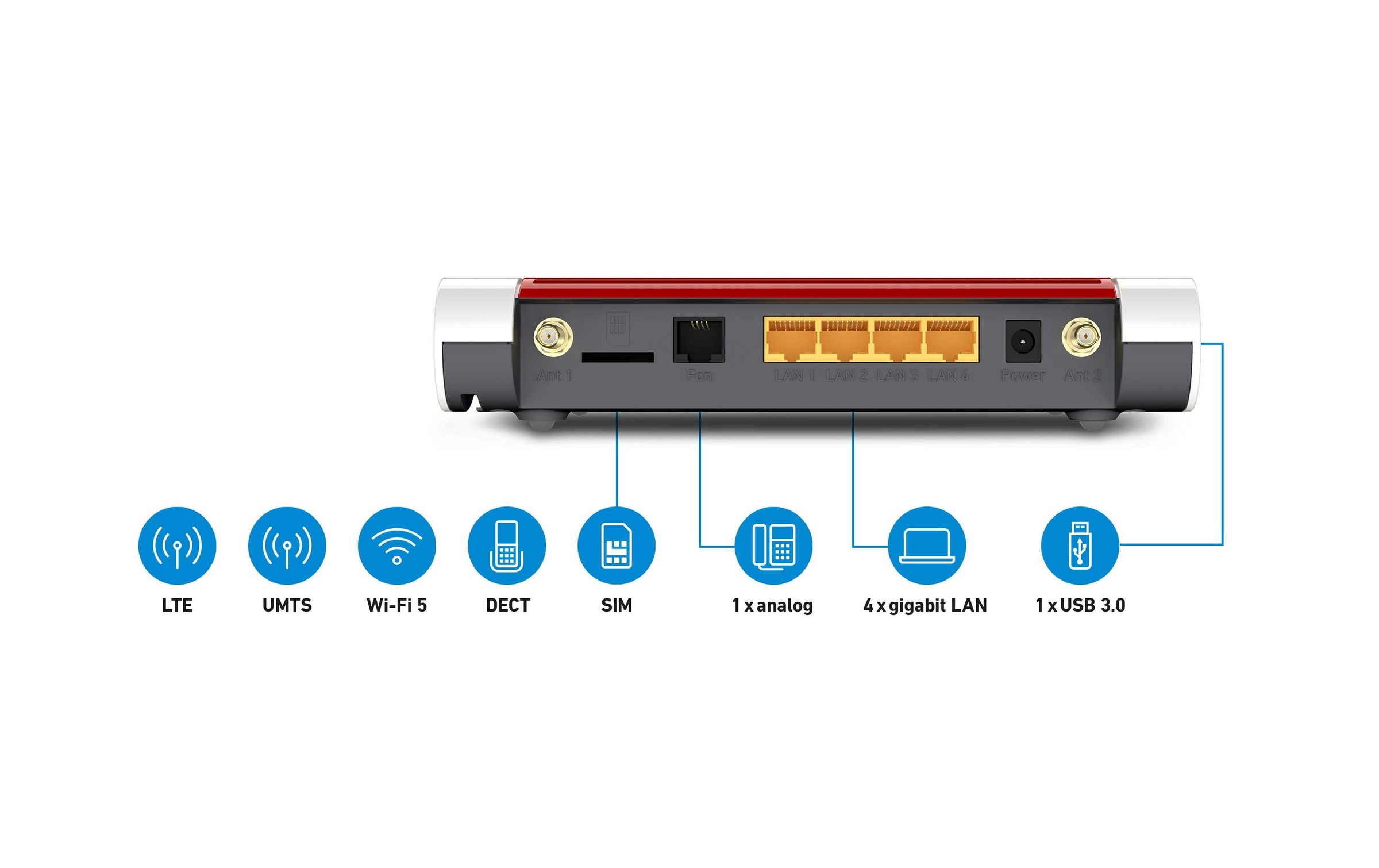   WLAN-Router »FRITZ! LTE-Router FRITZ!Box 6850 LTE International«