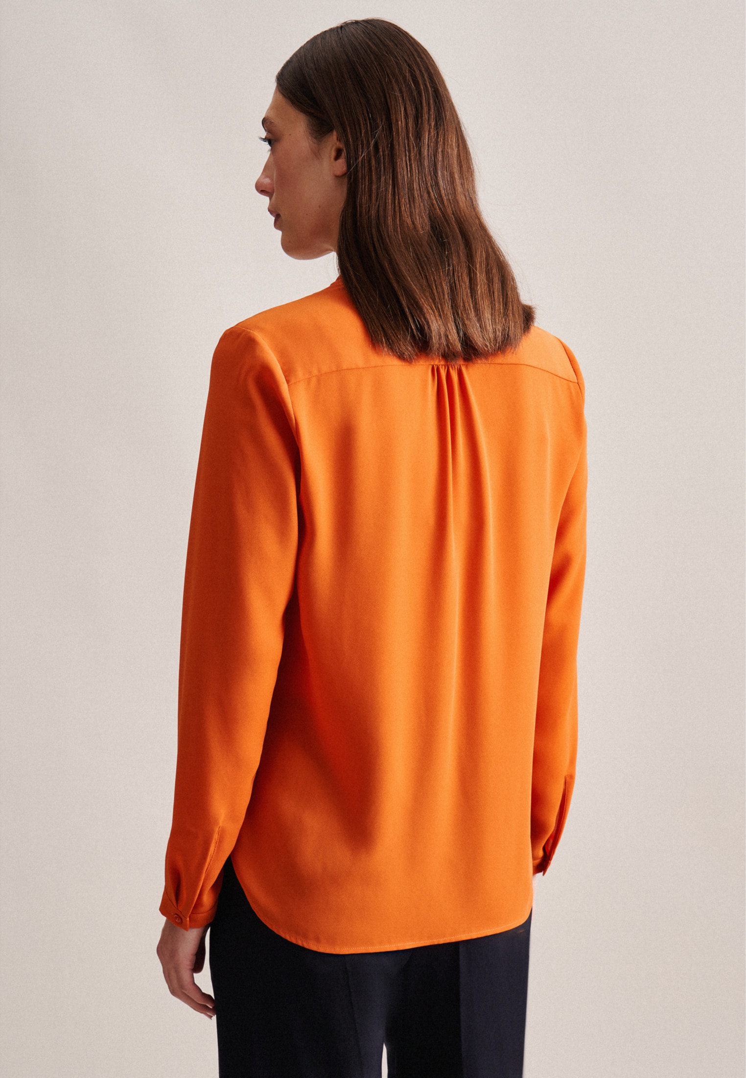 seidensticker Wickelbluse »Schwarze Rose«, 1/1 V-Neck Uni
