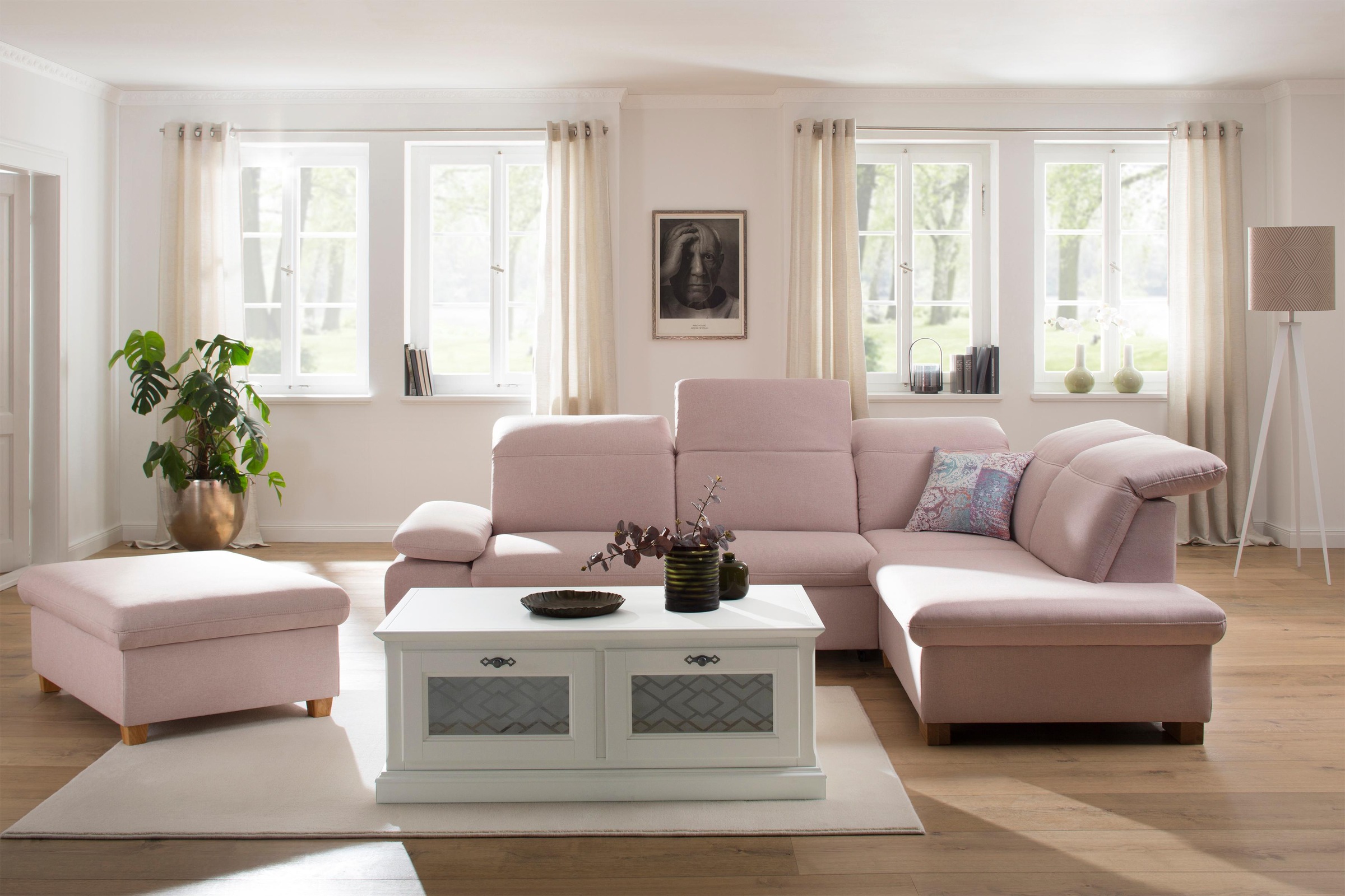 Image of Home affaire Hocker »Maven«, mit Staufach, Federkern bei Ackermann Versand Schweiz