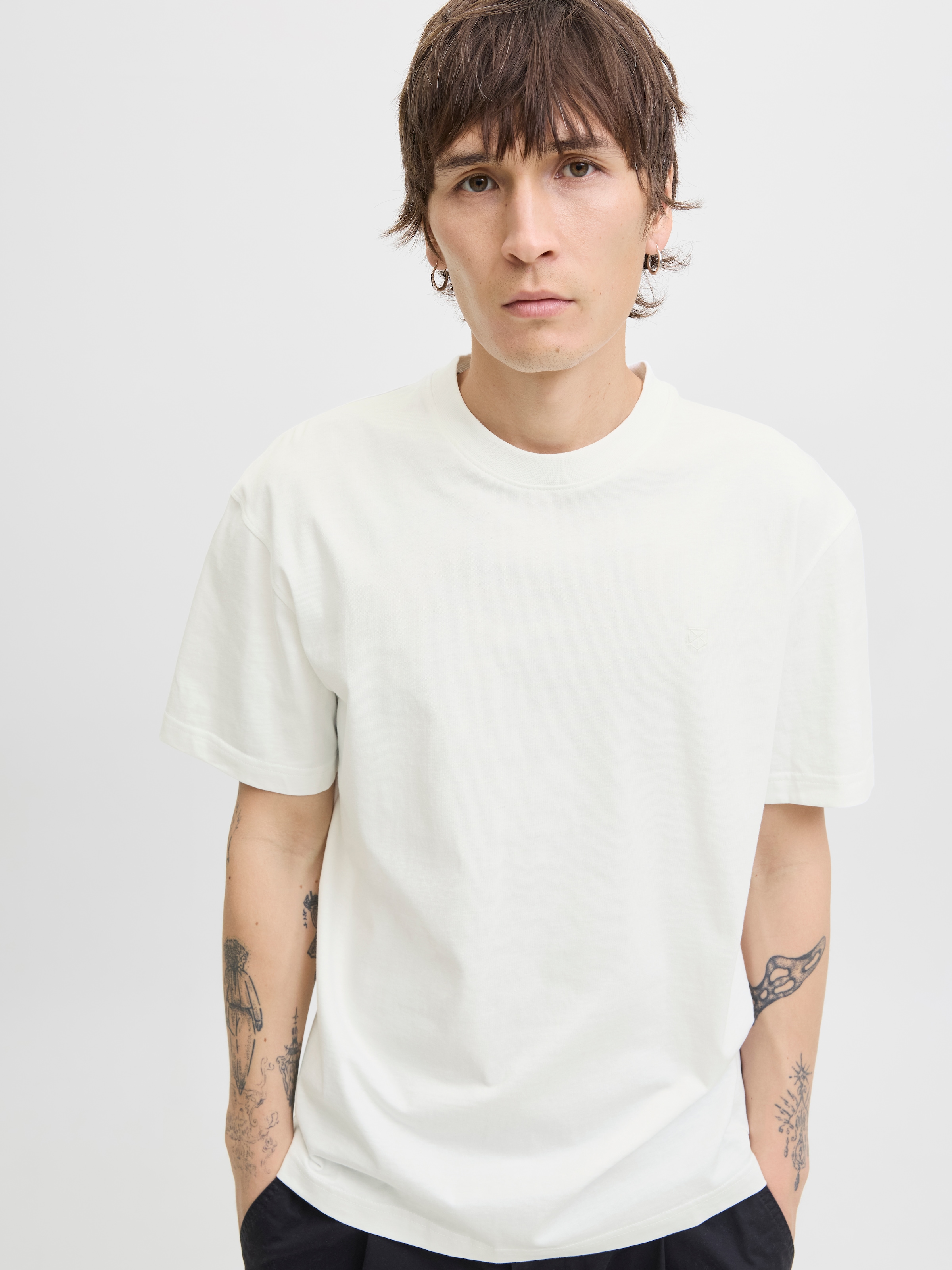 Jack & Jones Rundhalsshirt »JPRCCLOGAN SS TEE CREW NECK SN«
