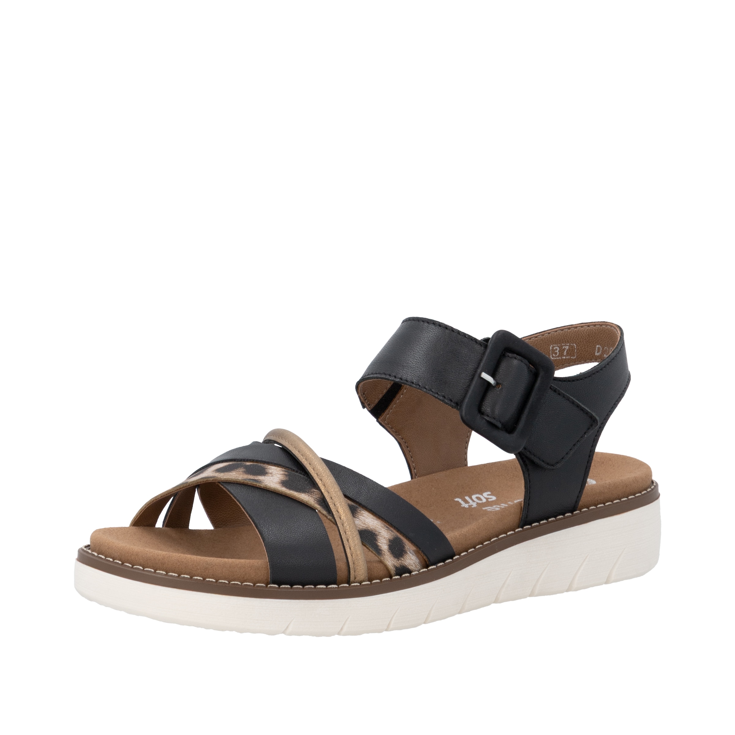 Image of Remonte Sandale Sommerschuh, Sandalette mit Softfussbett und Klettverschluss