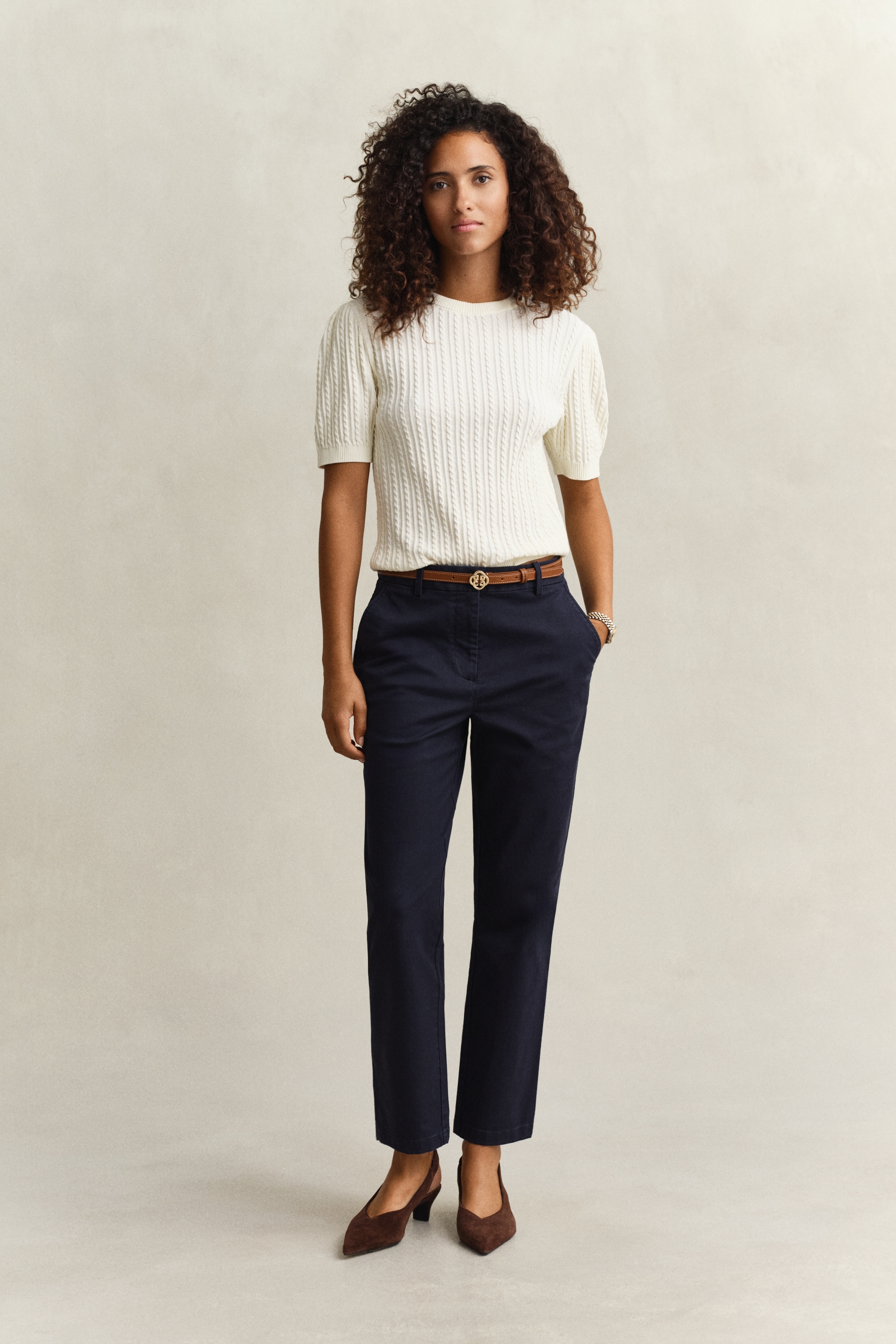 Gant Chinohose  classic slim fit, leicht verkürzt