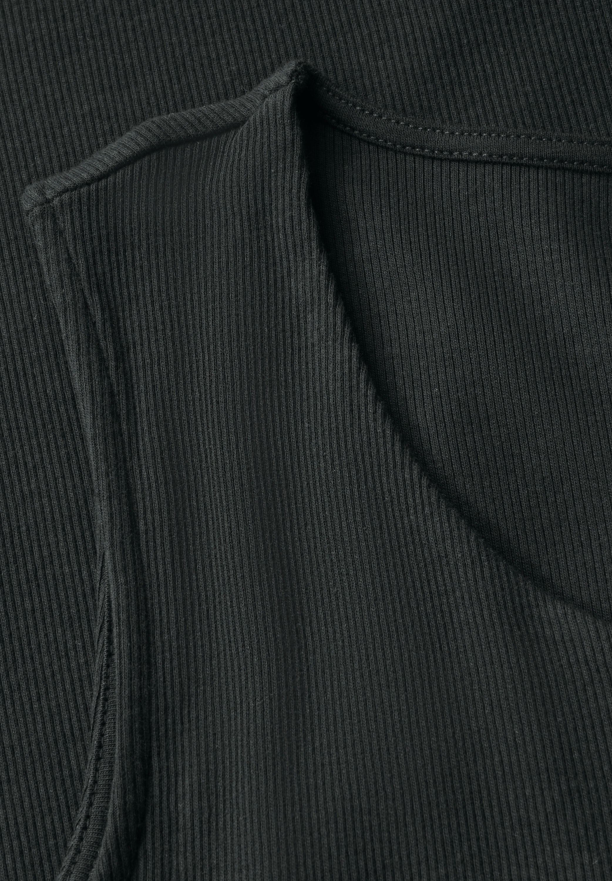 STREET ONE Shirttop »GANIA«, mit Herzausschnitt und Stretch