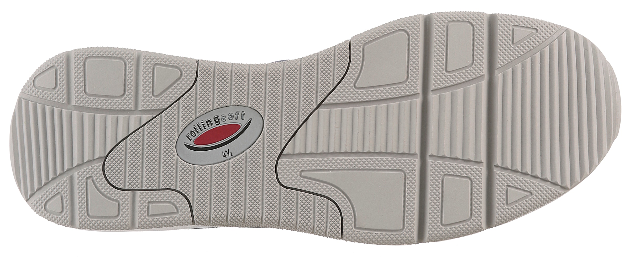 rollingsoft Baskets compensées  , Freizeitschuh, Halbschuh, Schnürschuh, Logoschriftzug an der Ferse