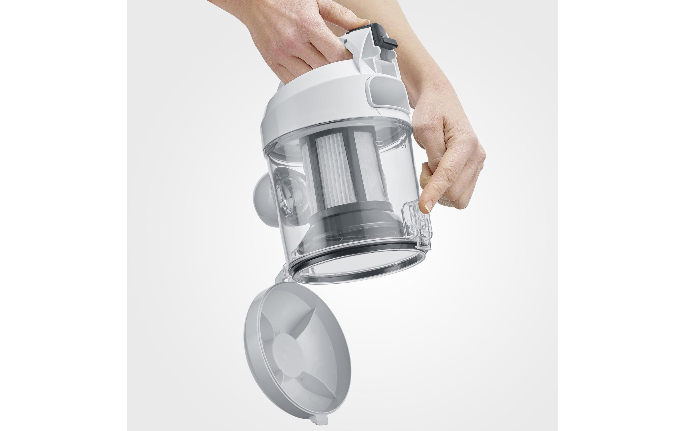 Severin Bodenstaubsauger »CY 7103 Grau/Weiss«, 850 W, beutellos
