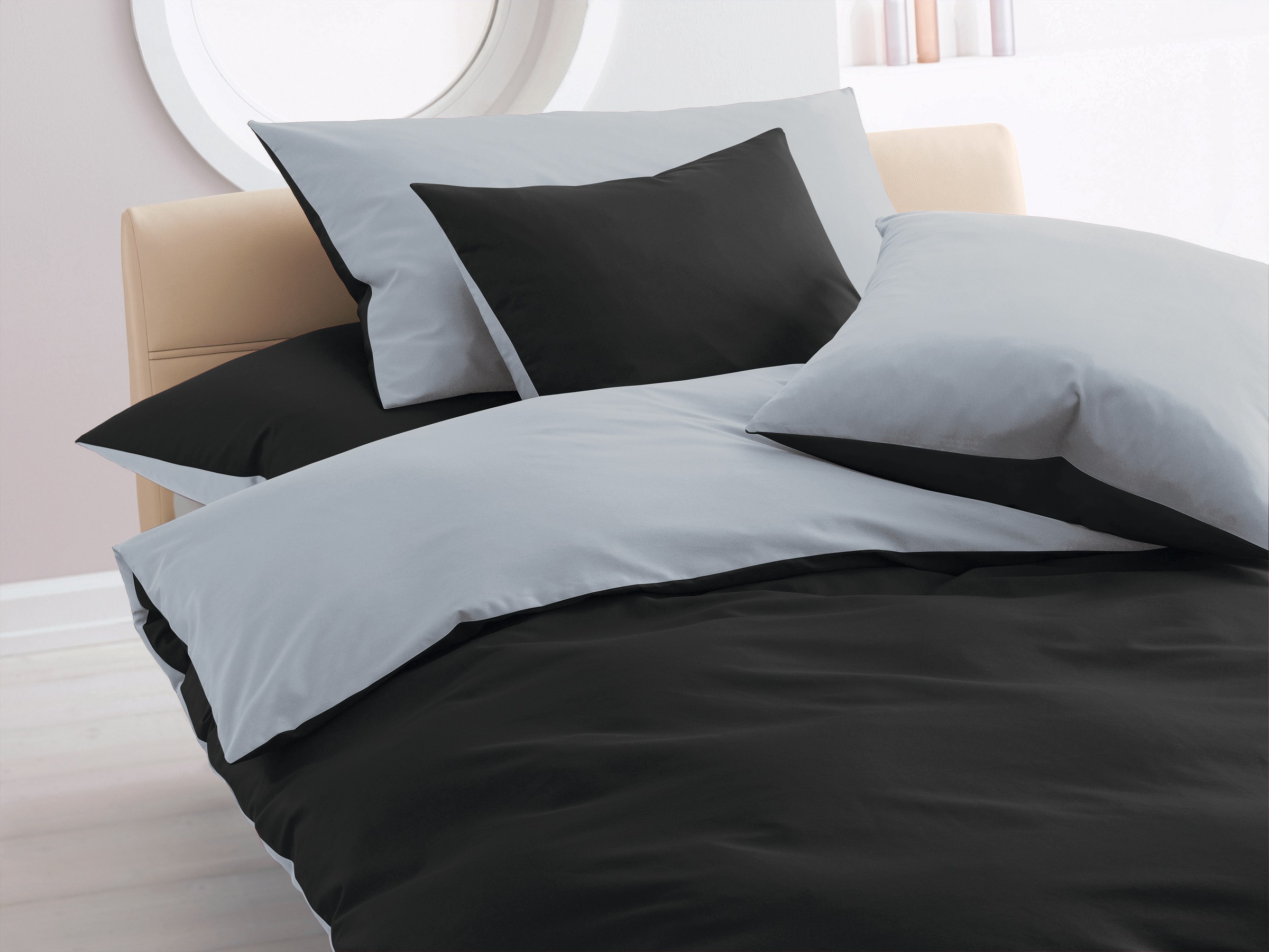 Image of Nobilium Wendebettbezug »Double-Face«, (1 St.), verdeckter Reissverschluss bei Ackermann Versand Schweiz