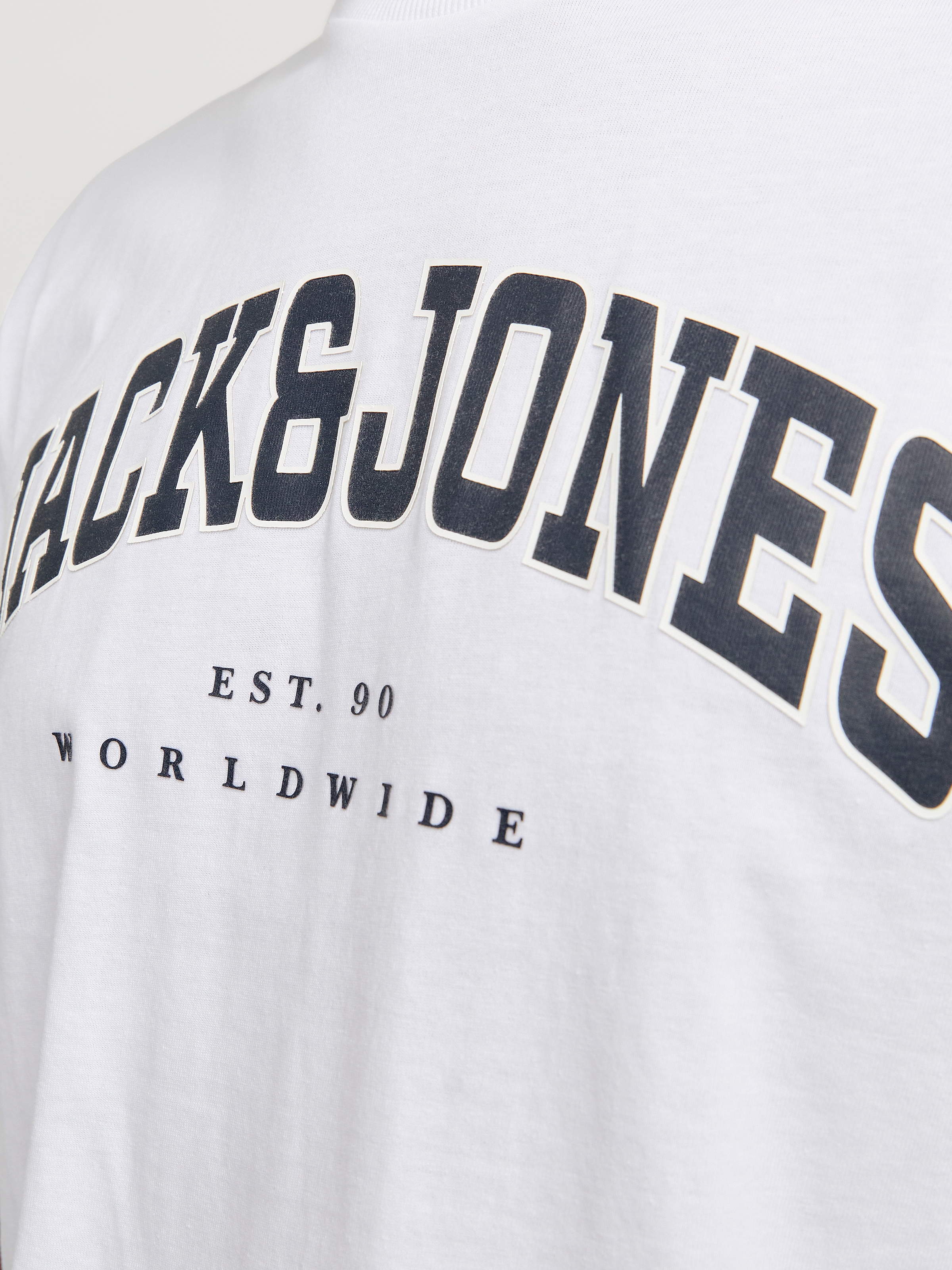 Jack & Jones Rundhalsshirt »JJECALEB VARSITY TEE SS O-NECK NOOS«