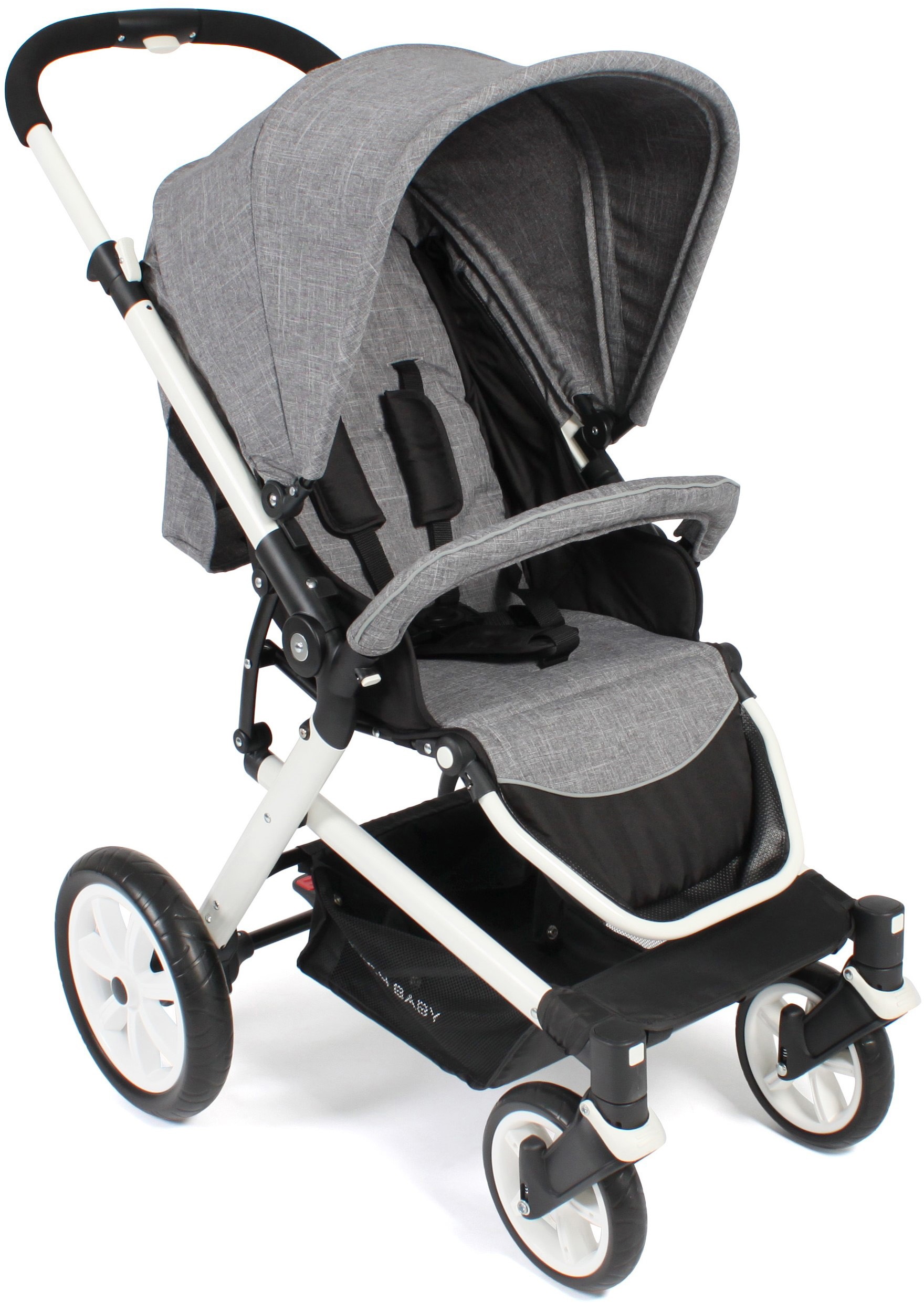 Image of CHIC4BABY Sport-Kinderwagen »Boomer, Melange Grau«, 15 kg, ; Kinderwagen, Buggy, Sportwagen, Kinder-Buggy, Kinderbuggy bei Ackermann Versand Schweiz