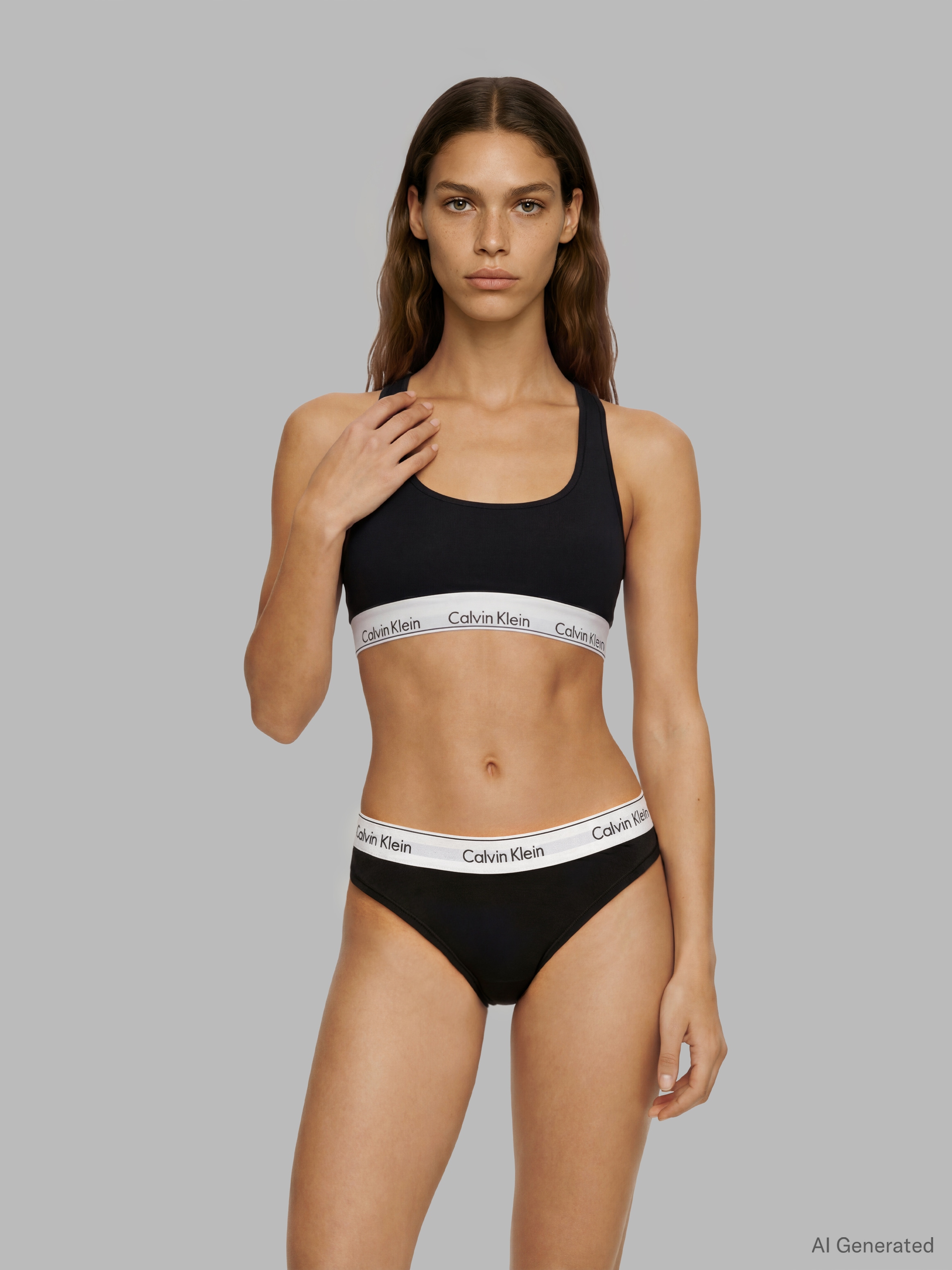 Calvin Klein Underwear Tanga »THONG 2PK« Packung, 2er-Pack,  Körpernahe Passform mit elastischem Bund