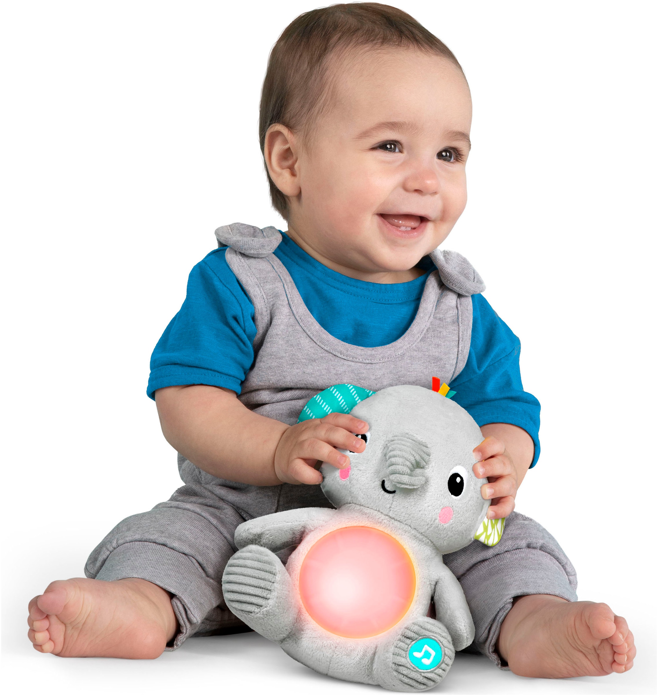 Bright Starts Figurine en peluche »Hug-a-bye Baby™ Musical Light Up Soft Toy​« mit Licht und Soundeffekten