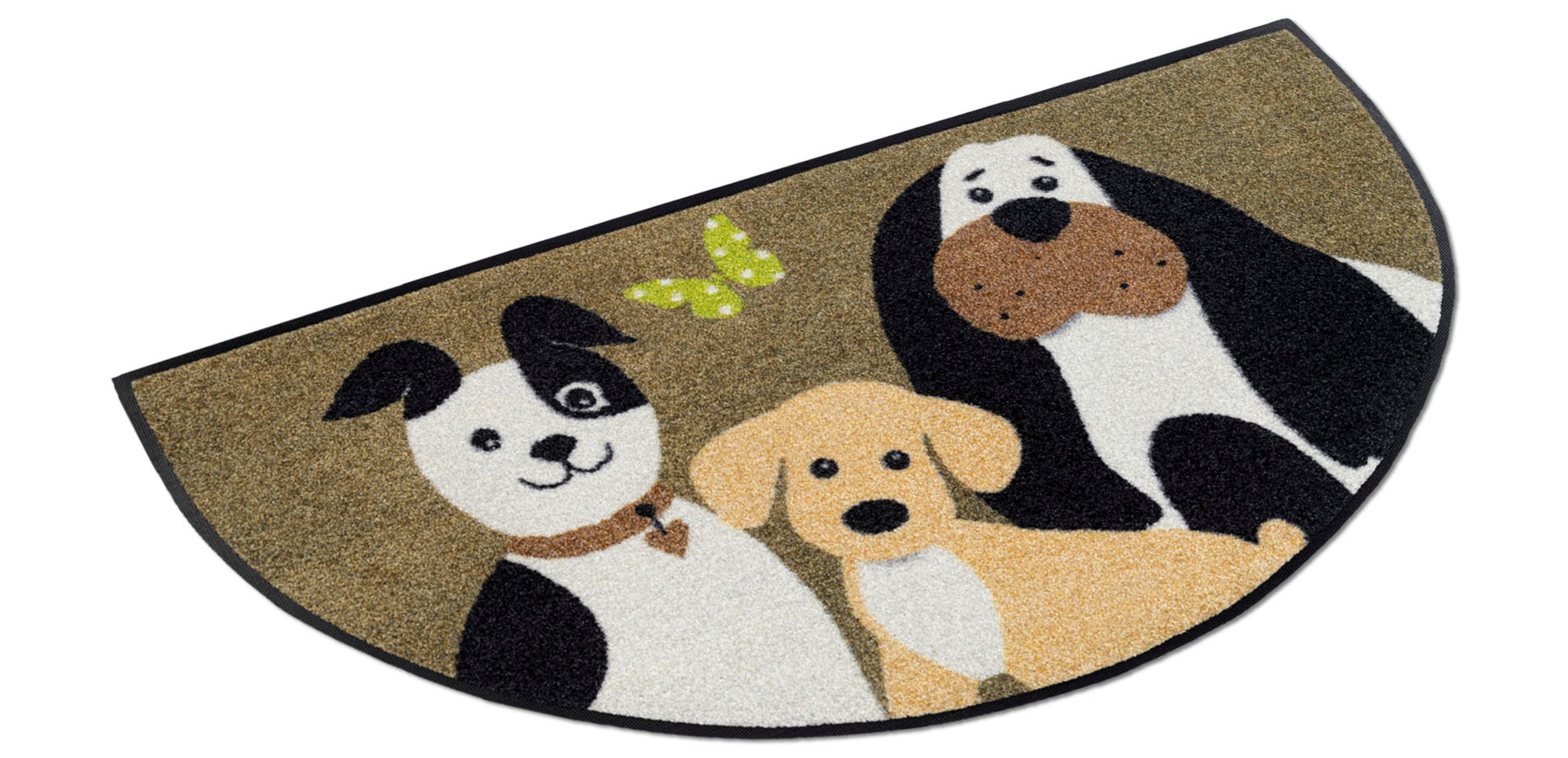 Image of wash+dry by Kleen-Tex Fussmatte »Round Dog Trio«, rechteckig, 7 mm Höhe bei Ackermann Versand Schweiz