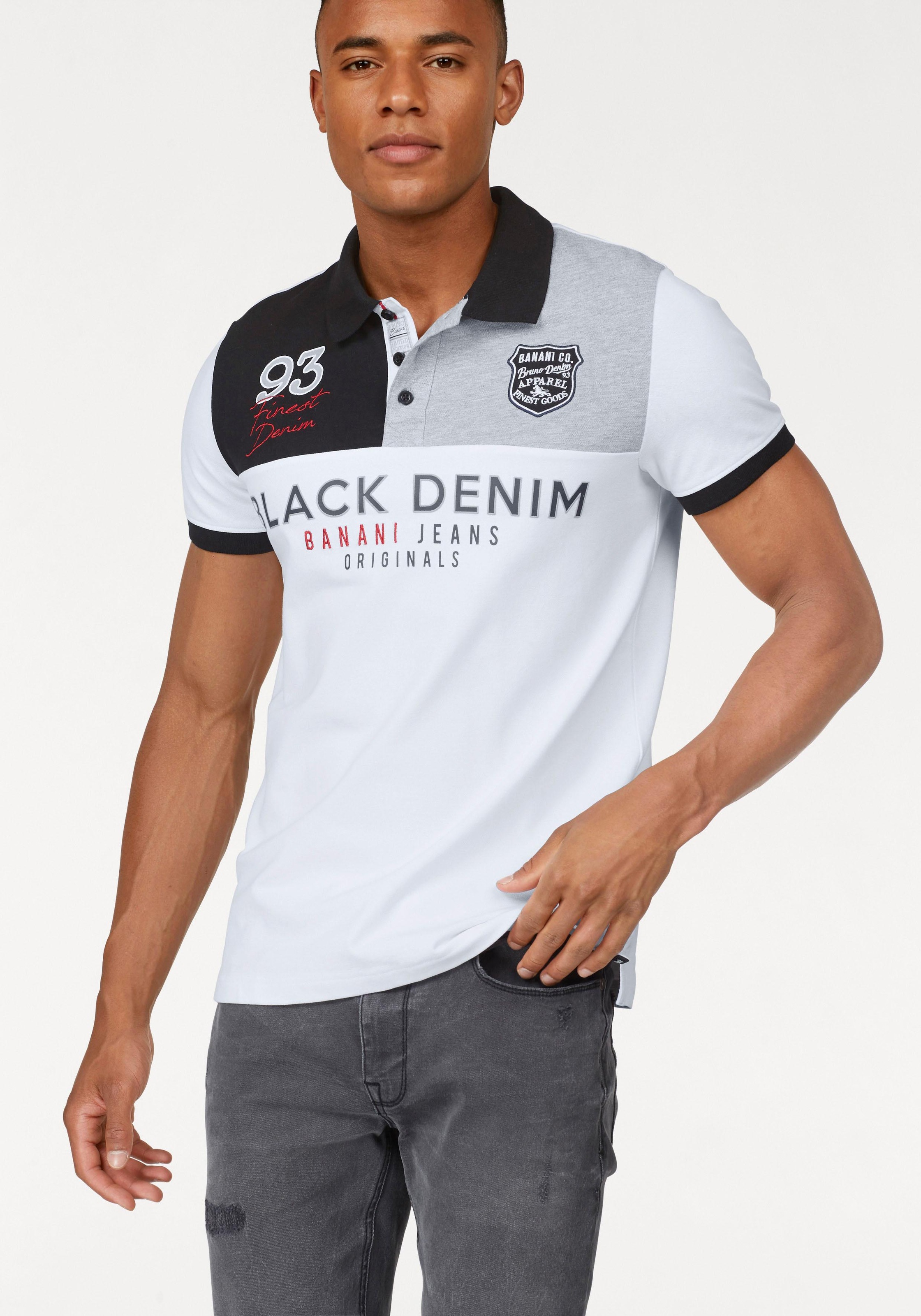 Image of Bruno Banani Poloshirt, hochwertig bestickt bei Ackermann Versand Schweiz