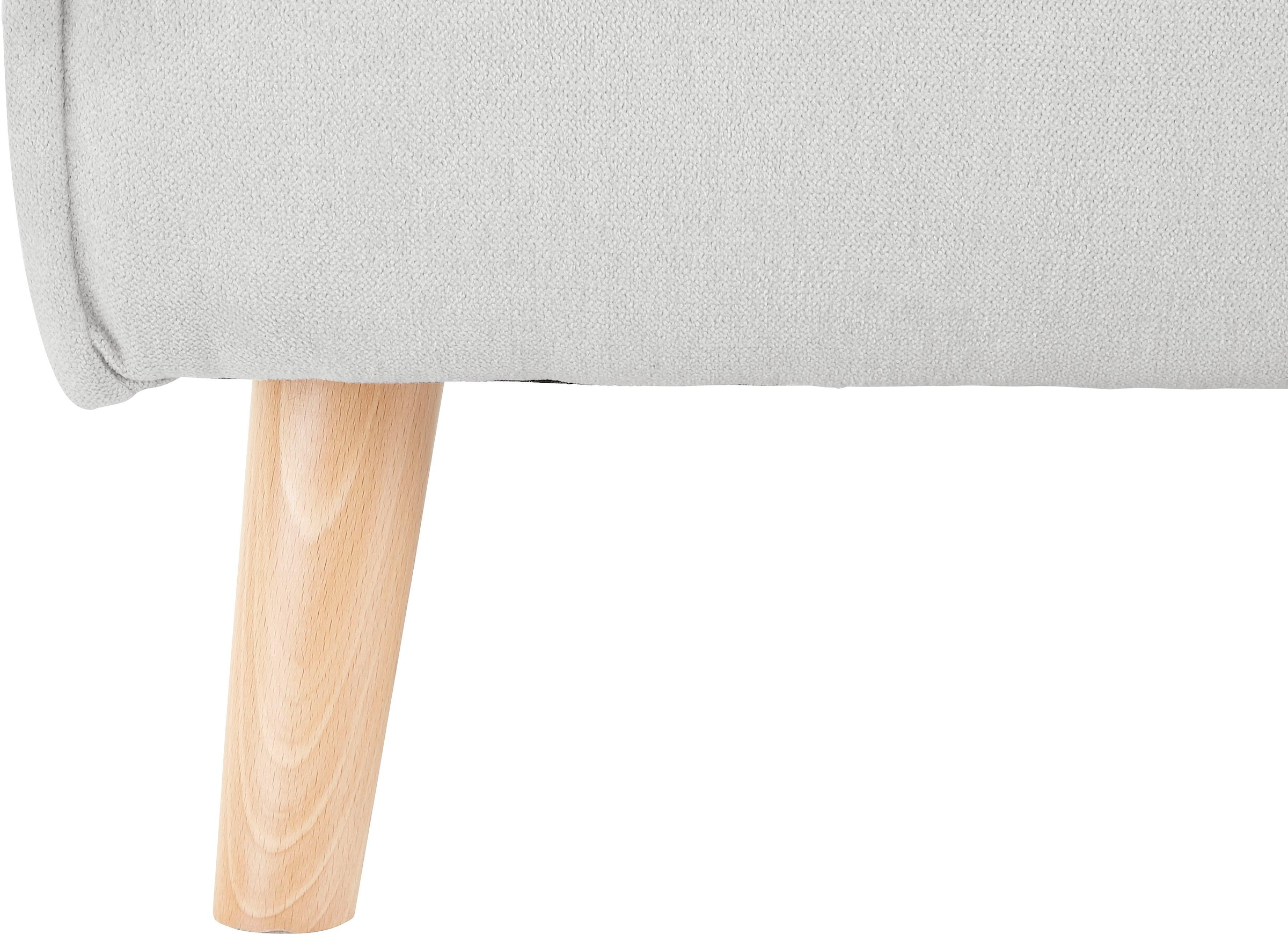 Home affaire Hocker »Janek« mit Keder in scandinavischem Design