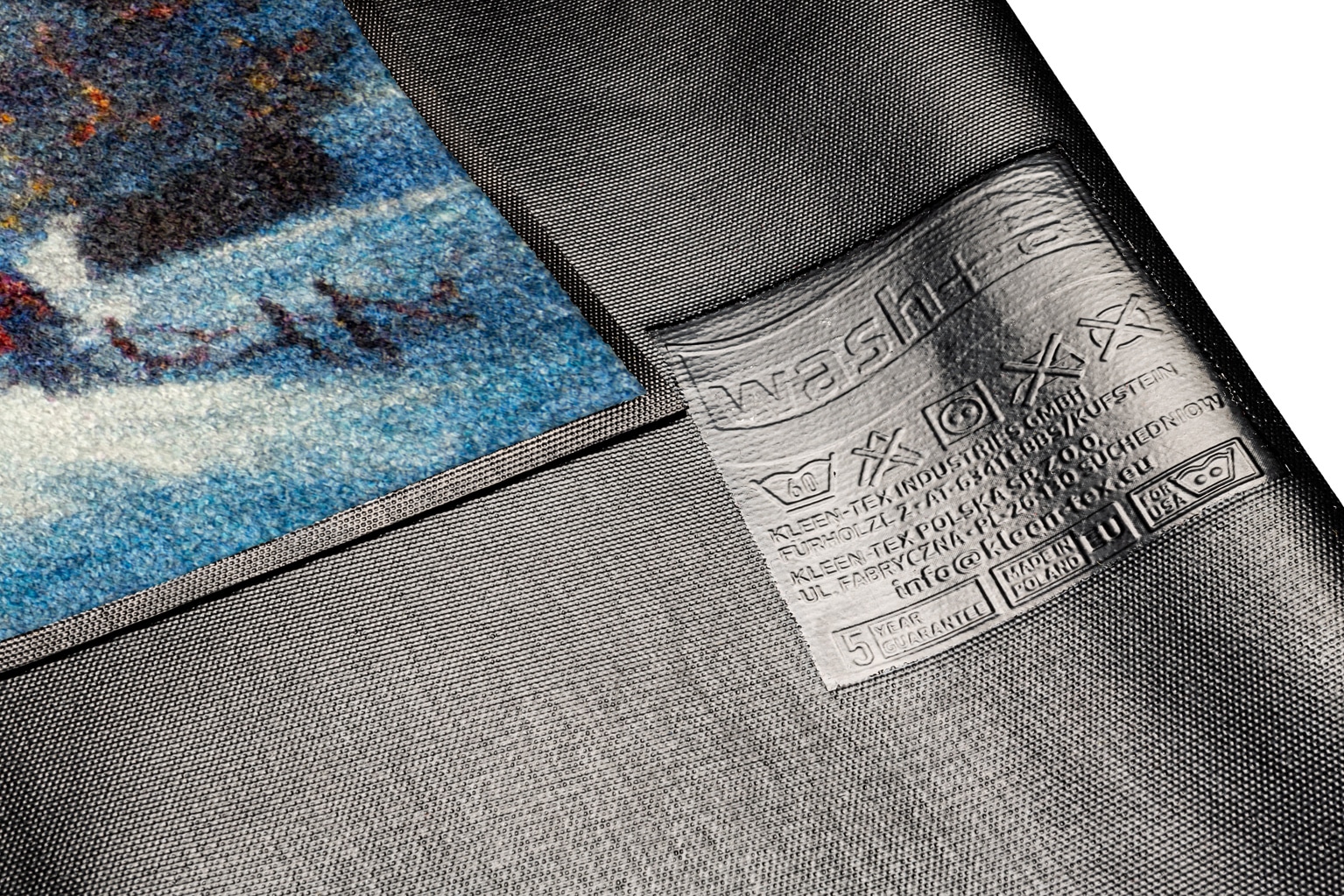 wash+dry by Kleen-Tex Fussmatte »Twinkle Village« rechteckig 7 mm Höhe waschbar und trocknergeeignet
