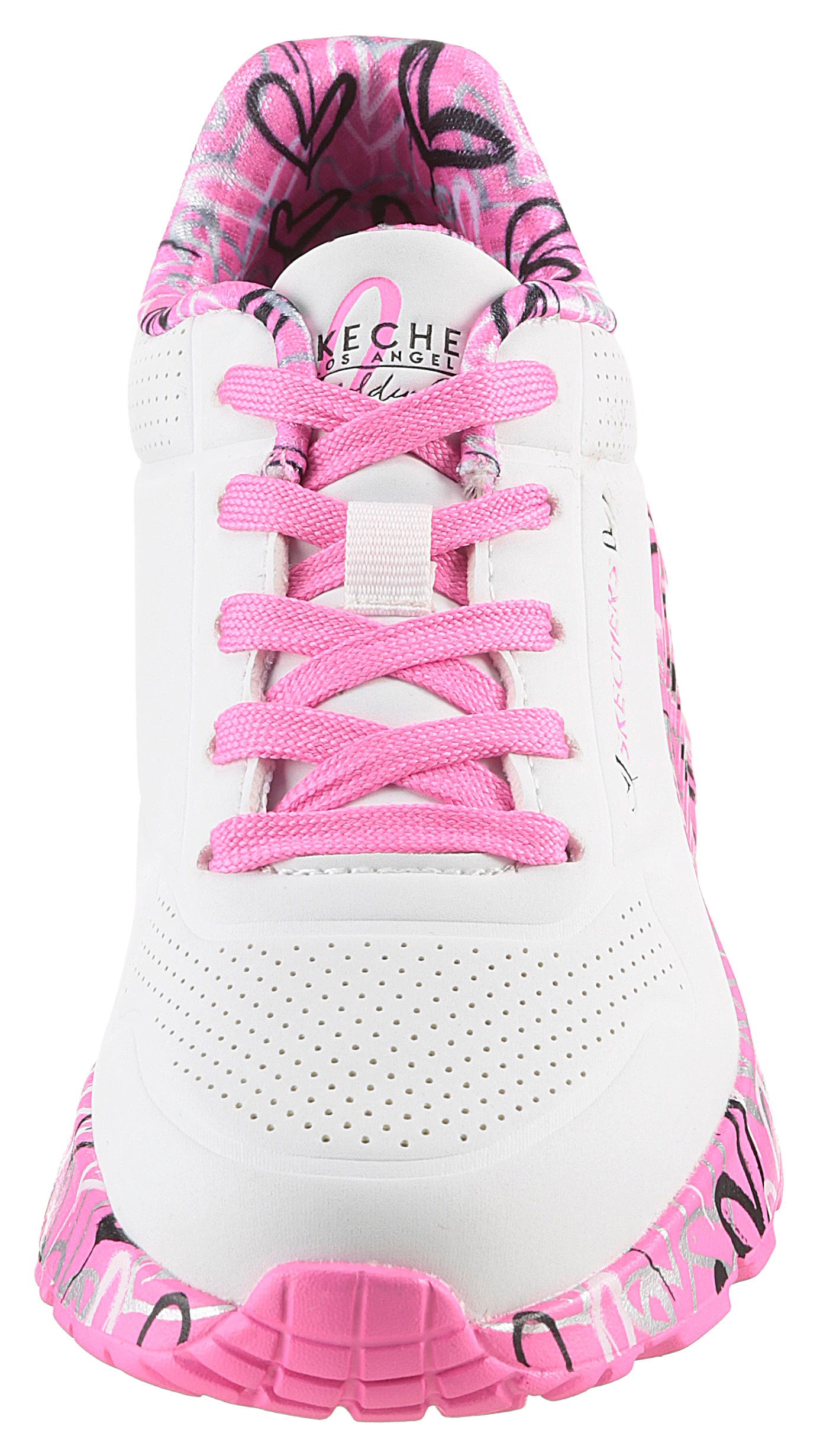 Skechers Sneaker »UNO LITE-LOVELY LUV«  , Schnürschuh mit bedruckter Sohle, Grössenschablone zum Download