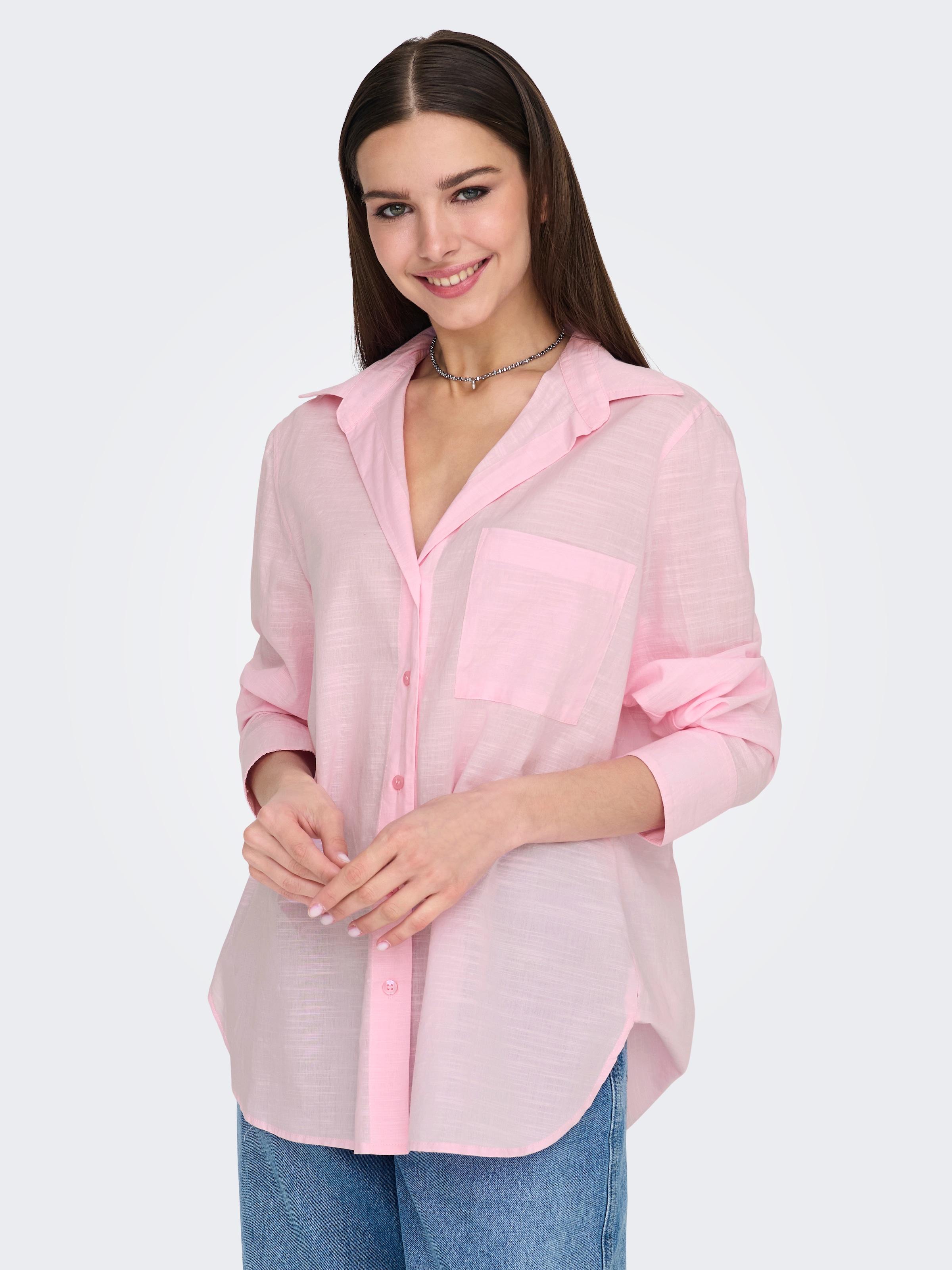 Image of ONLY Langarmbluse "ONLSALINA L/S SHIRT WVN"