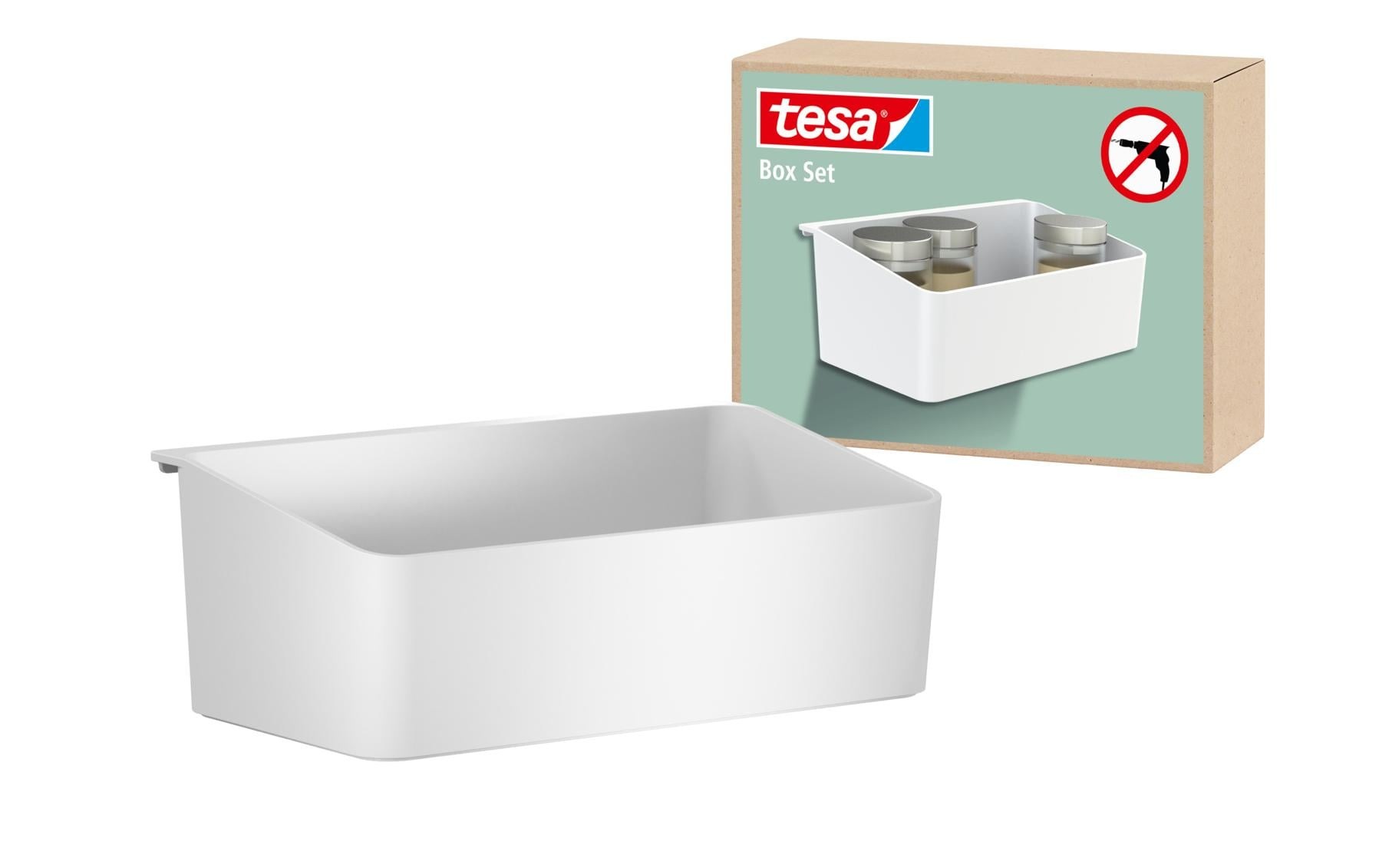 Image of tesa Aufbewahrungsbox "Set Silber"