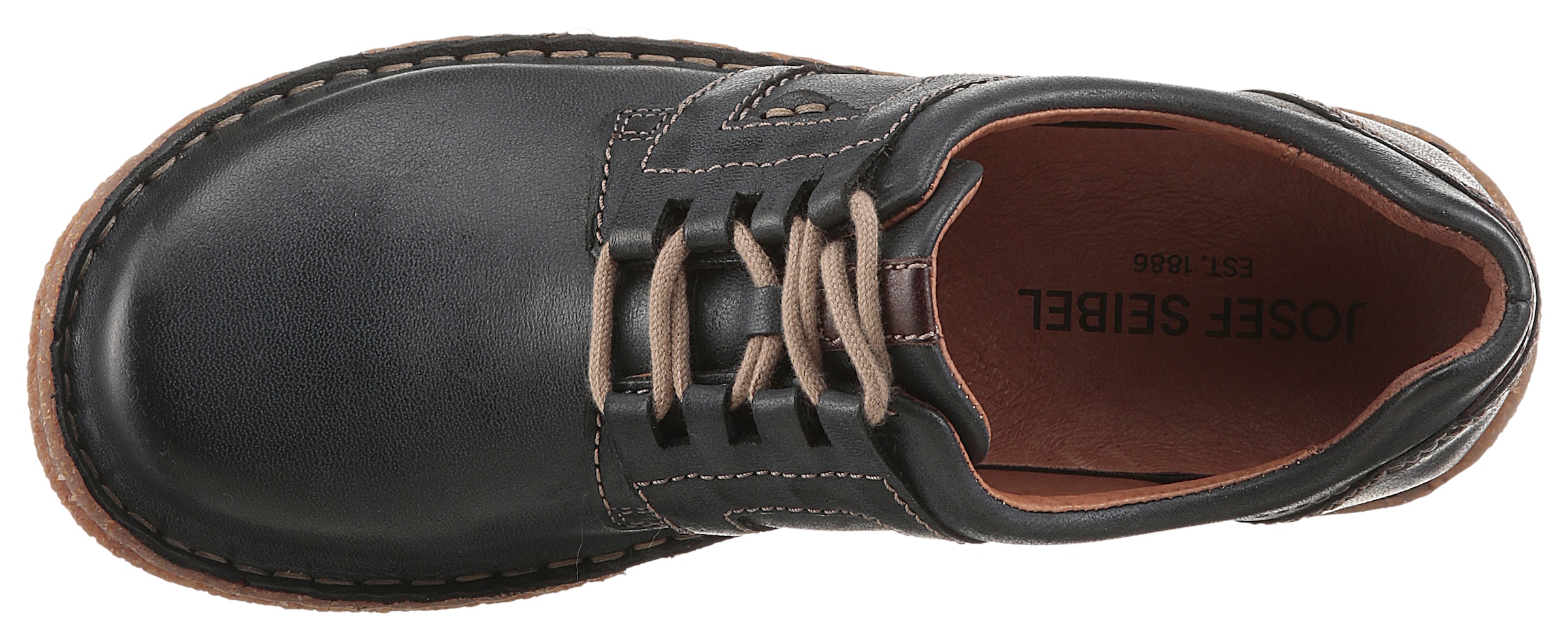 Josef Seibel Chaussure à lacets »Neele 44«  Chaussure de loisir, chaussure confort avec semelle intérieure amovible en cuir