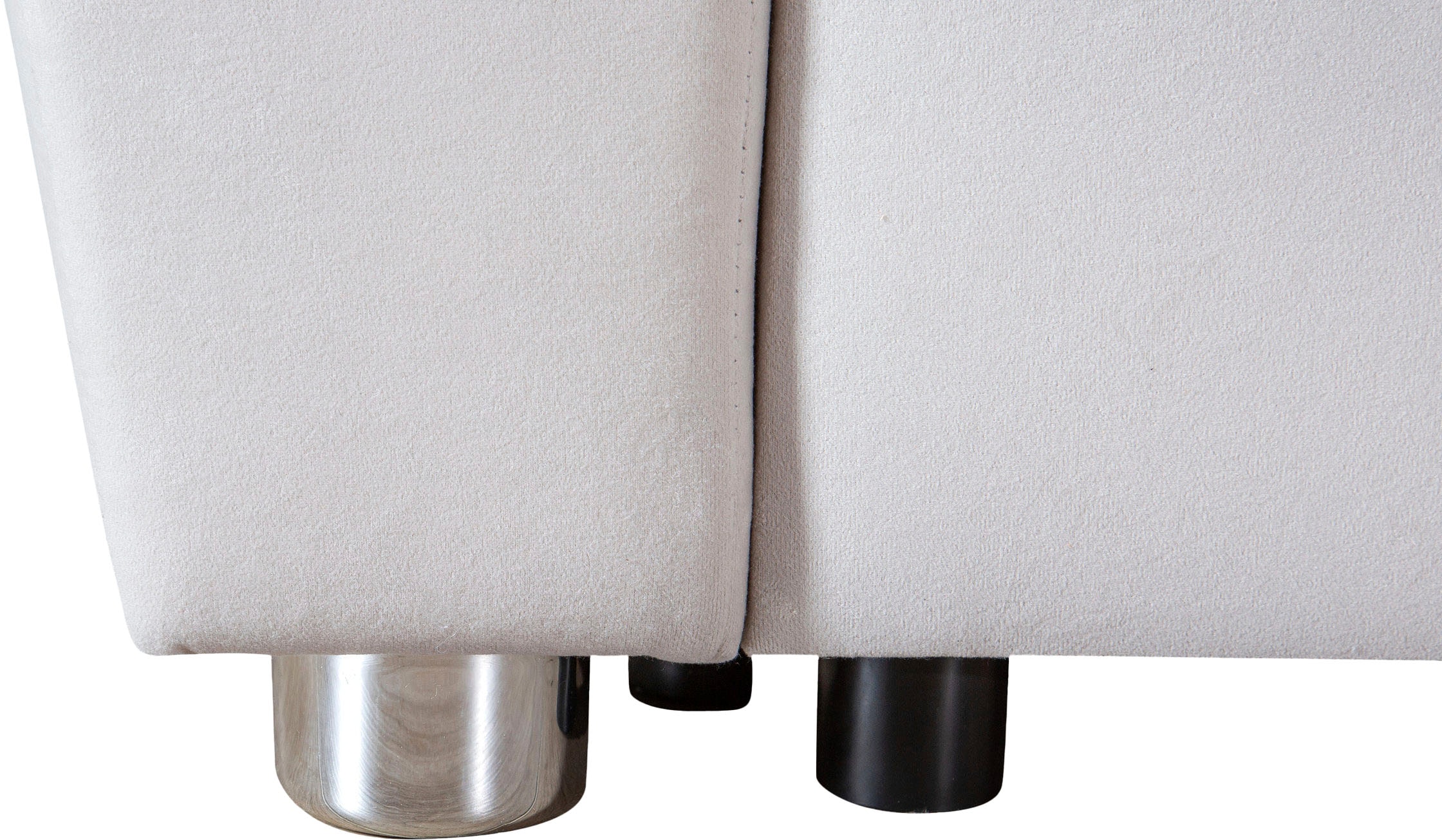COLLECTION AB Ecksofa »Jana XL L-Form, B: 250 cm« Schlaffunktion, Bettkasten & 1 Zierkissen, Federkern