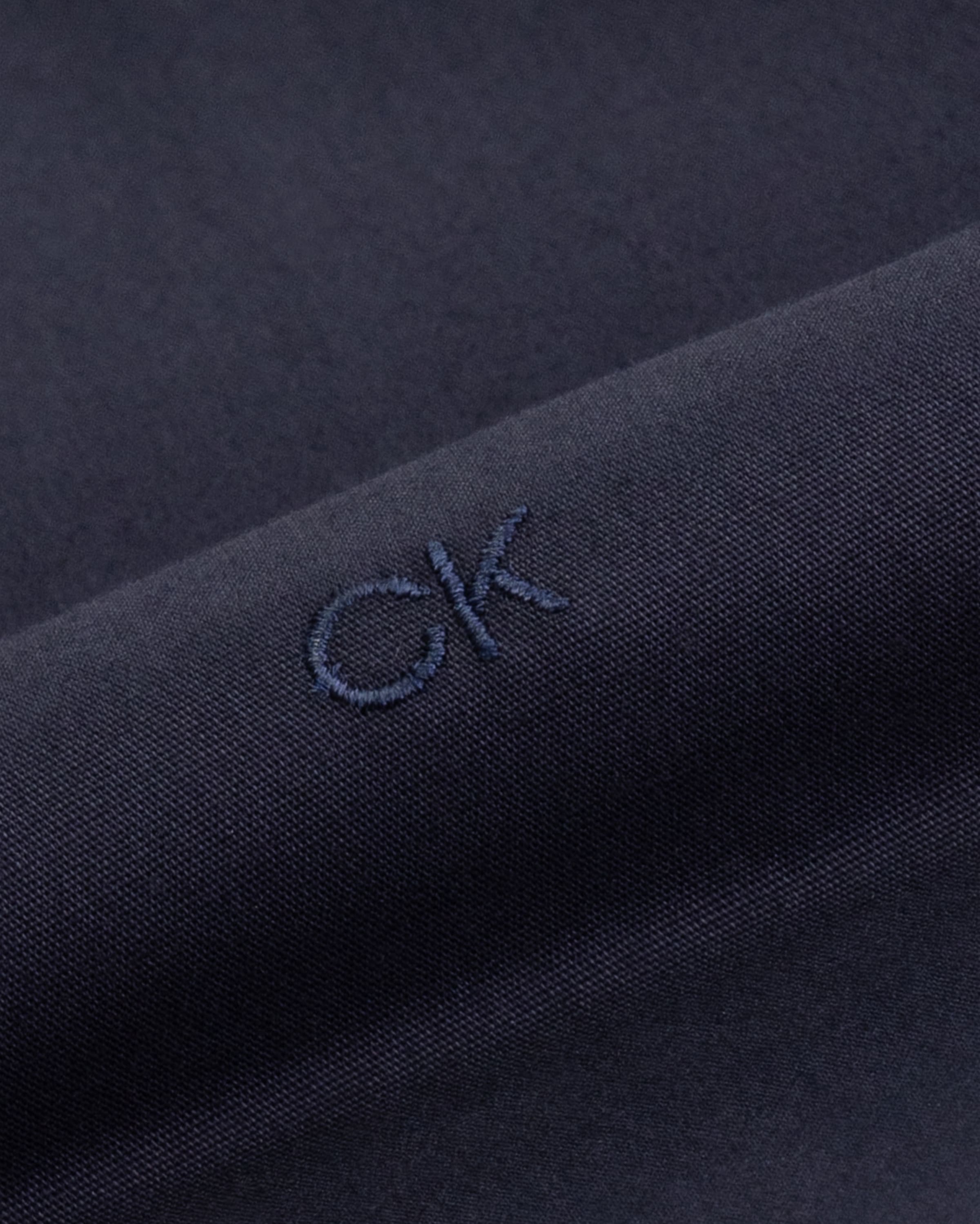 Calvin Klein Businesshemd »SLIM ESNTL POPLIN NOS STR SLD«, Mit Monogramm-Stickerei
