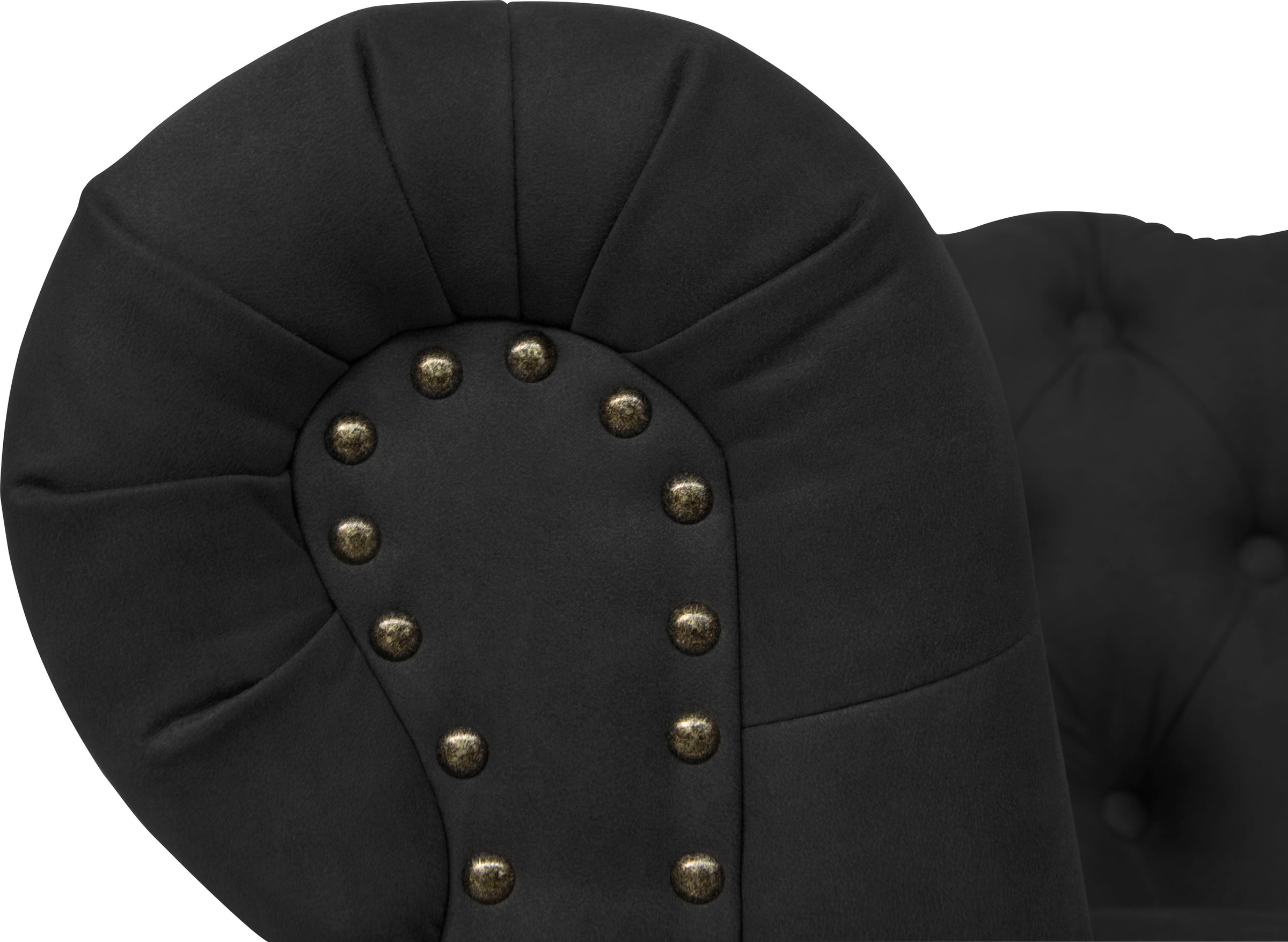 Home affaire Canapé Chesterfield »Aarburg« aufwändige Knopfheftung und Ziernägel im Chesterfield-Design