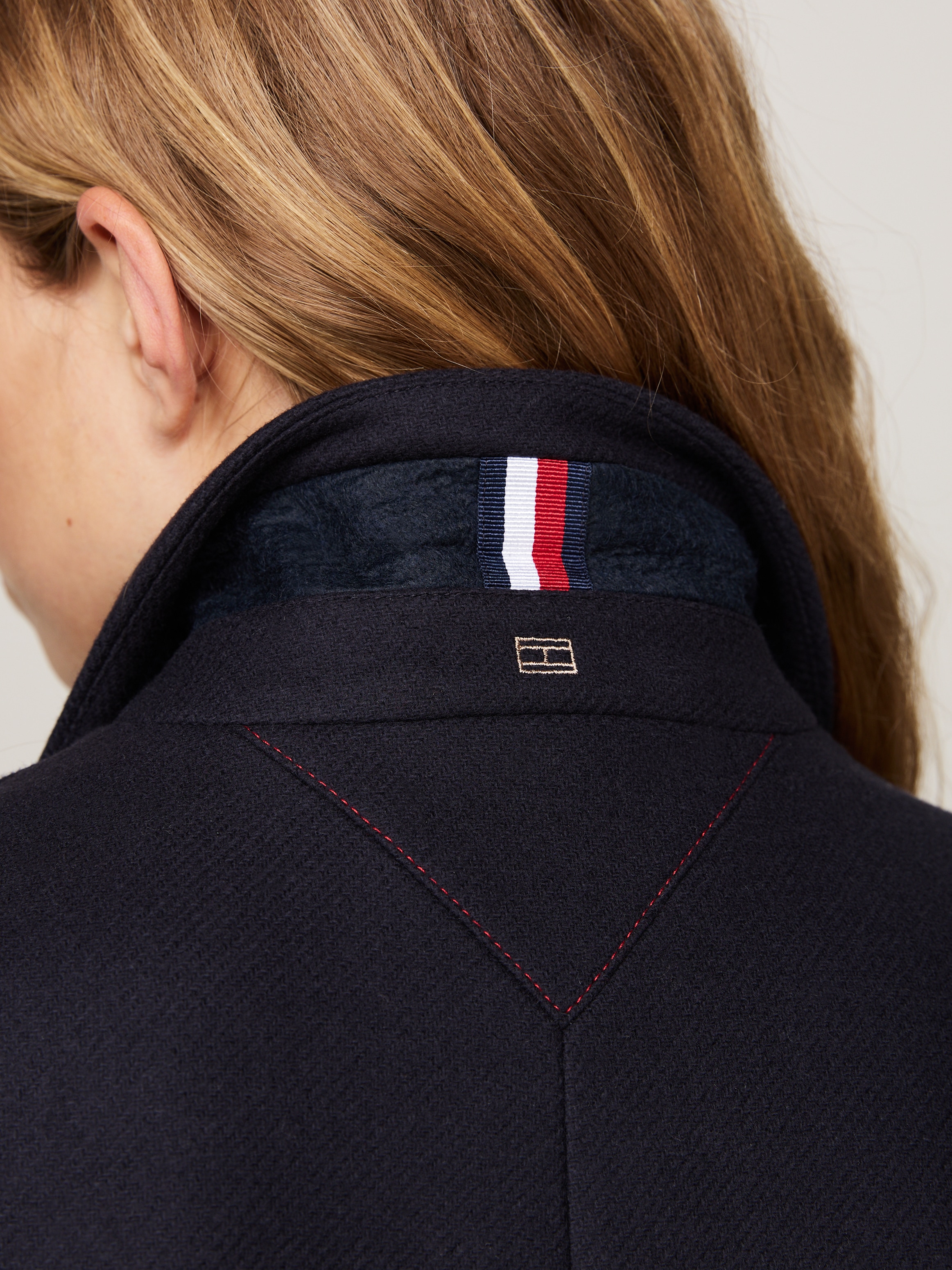 Tommy Hilfiger Langmantel, mit Logoprägung