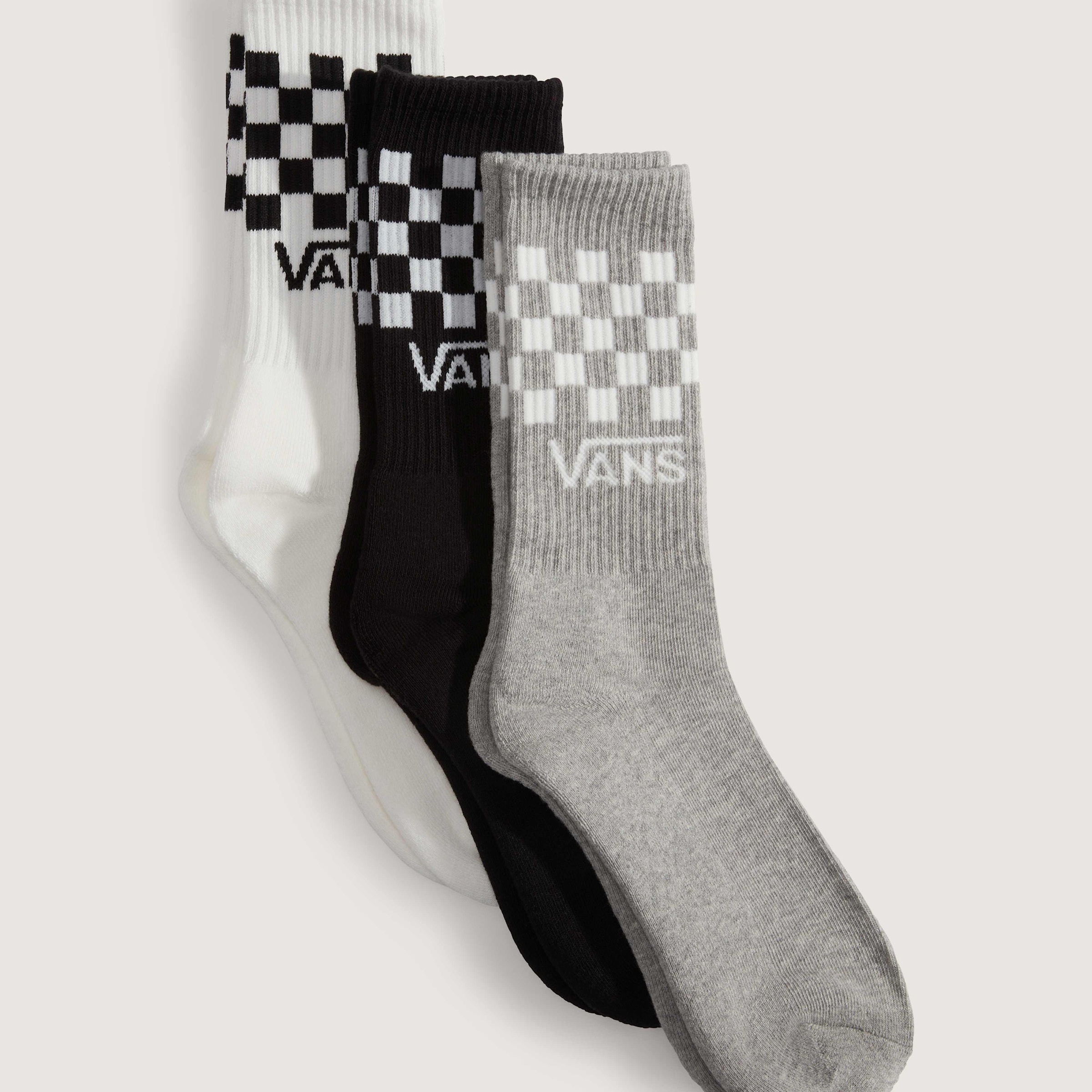 Vans Socken »CLASSIC CHECK CREW« 3 Stk. tlg. im 3er Pack, sportlicher Stil