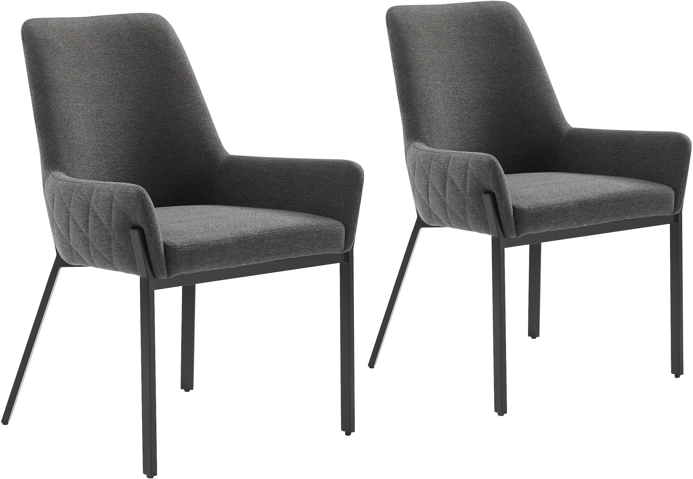 GOODproduct Chaise »Lome« () 1 cuismit pflegeleichtem Webstoff Bezug, Metallgestell, Sitzhöhe 49 cm