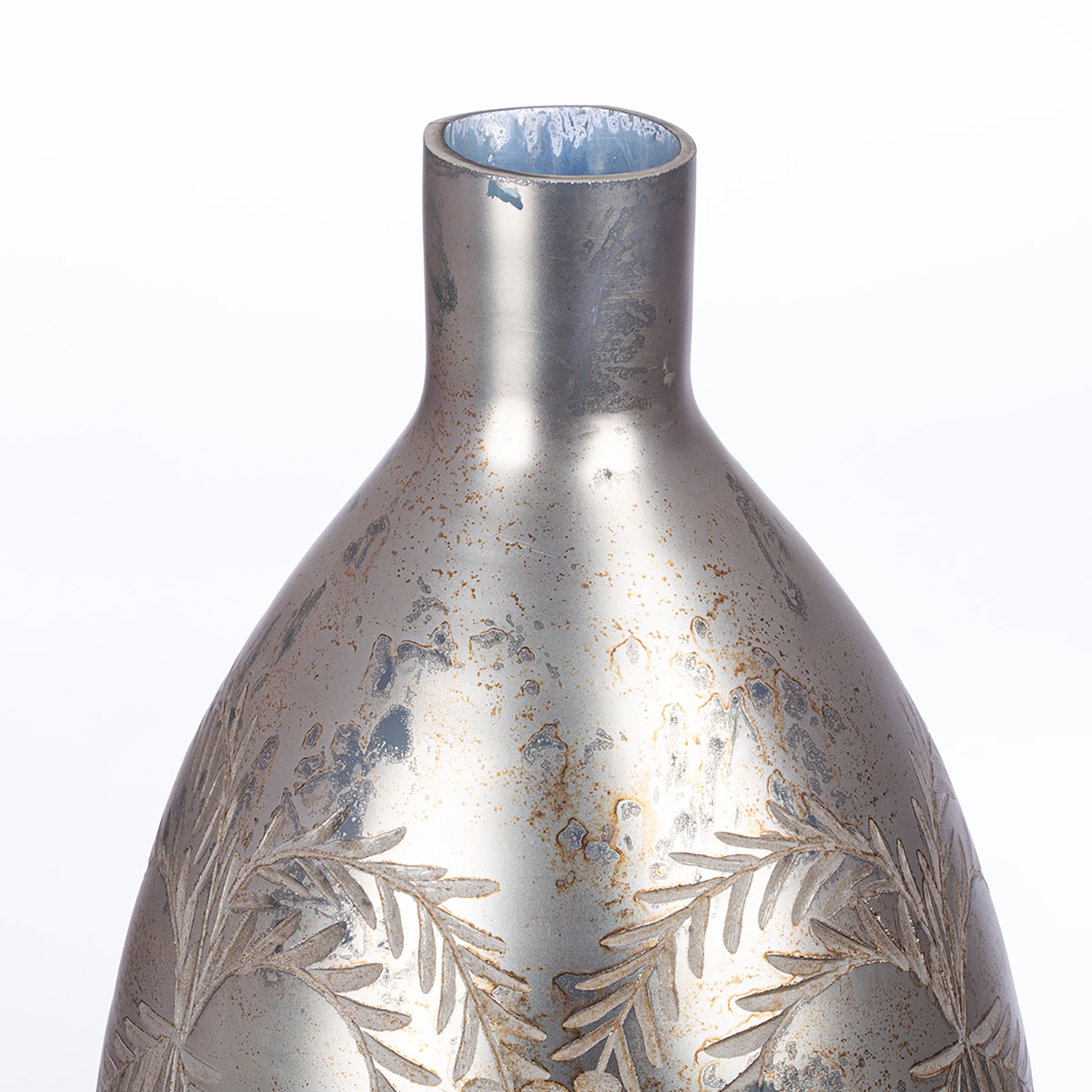 GILDE Bodenvase »Vase Peso, grau H.43 cm«, (1 St.)