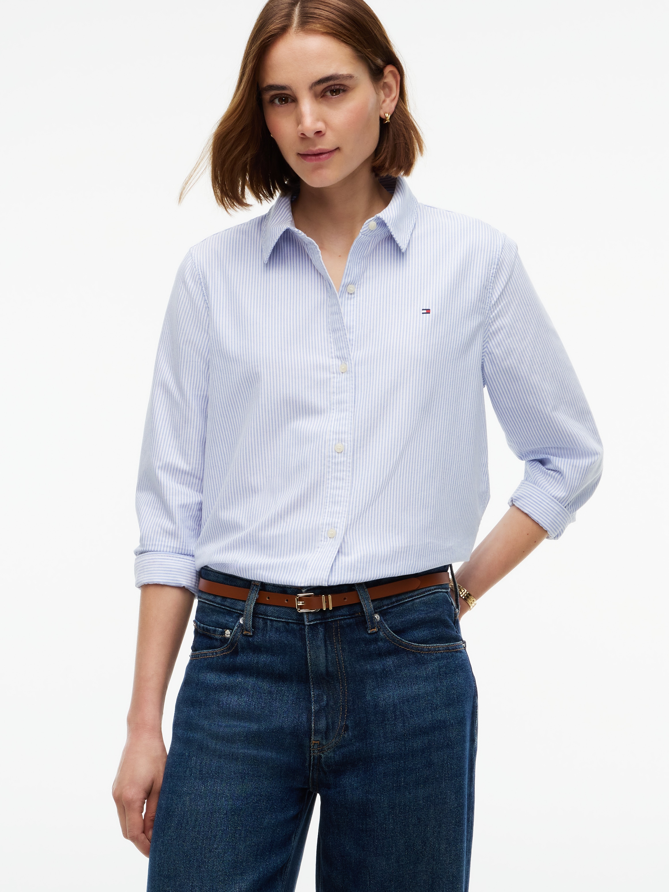 Tommy Hilfiger Ceinture en cuir »SQUARE« Coupe régulière et taille ajustable