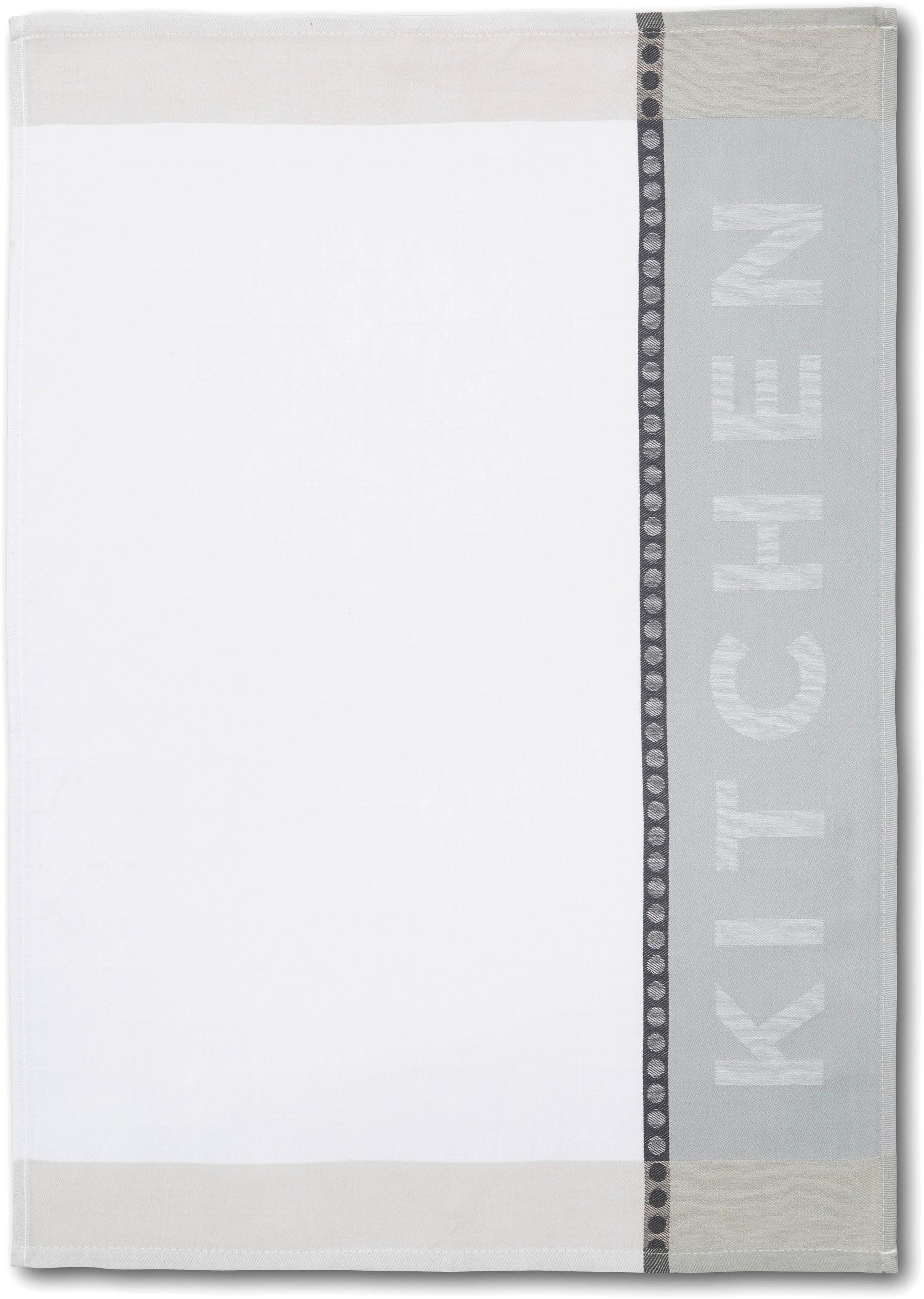 Dyckhoff Geschirrtuch »HOME & KITCHEN, Masse je Tuch ca. 50x70 cm, aus 100% Baumwolle« mit zwei verschiedenen Motiven