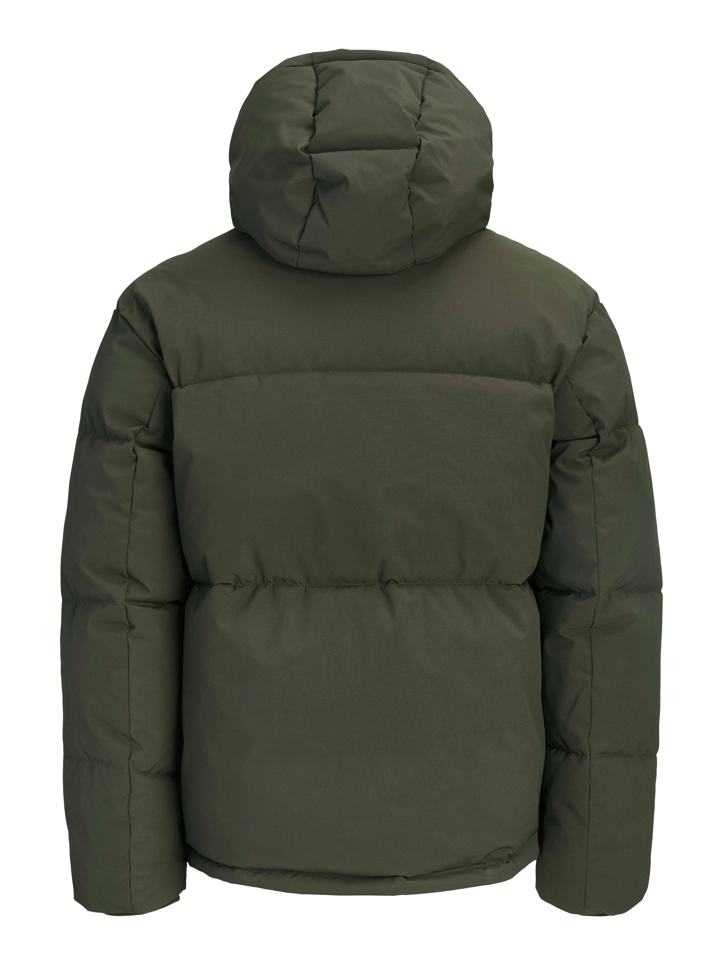 Jack & Jones Veste matelassée »JJESOHO PUFFER HOOD AW26 SN« avec capuche fibre synthétique, coupe régulière