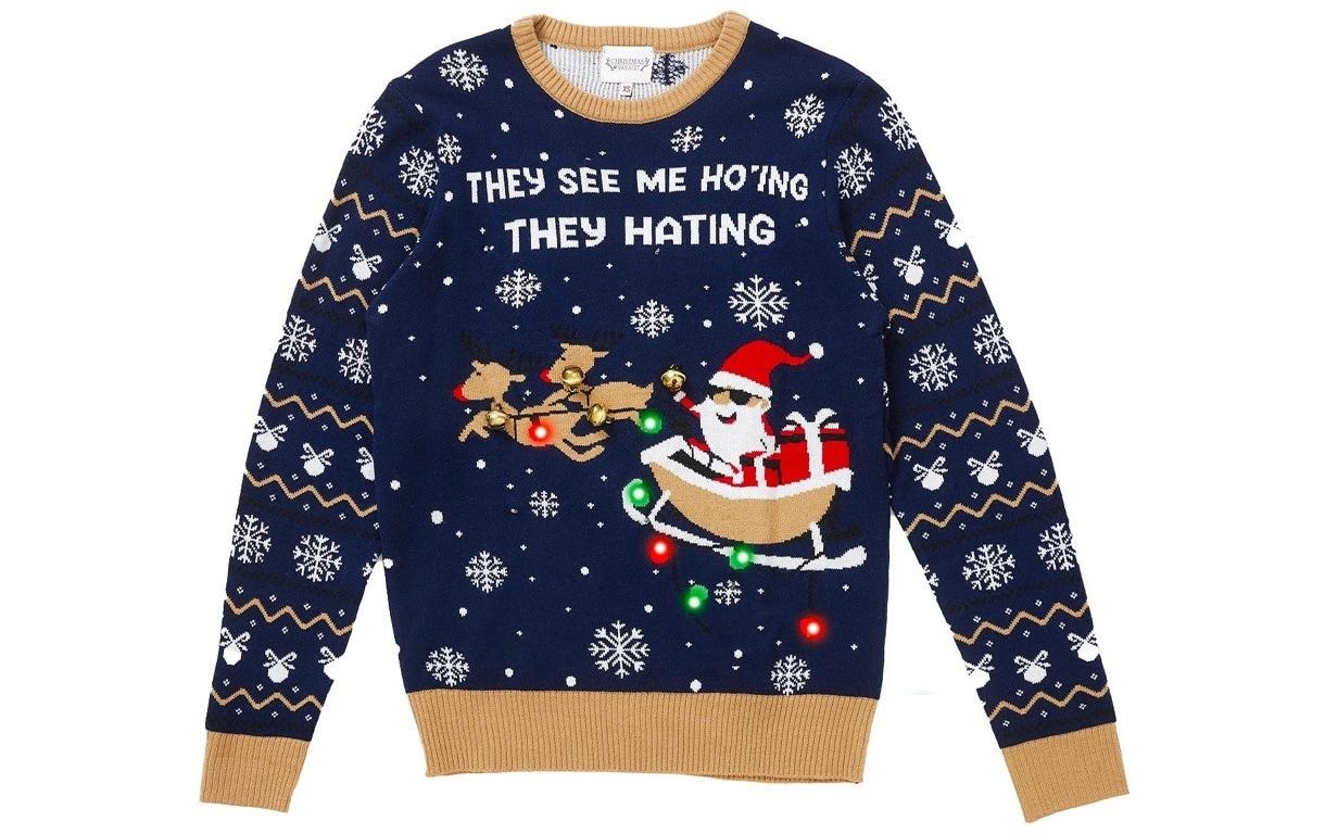  Weihnachtspullover »Christmas Sweats They see me ho’ing Sweater«