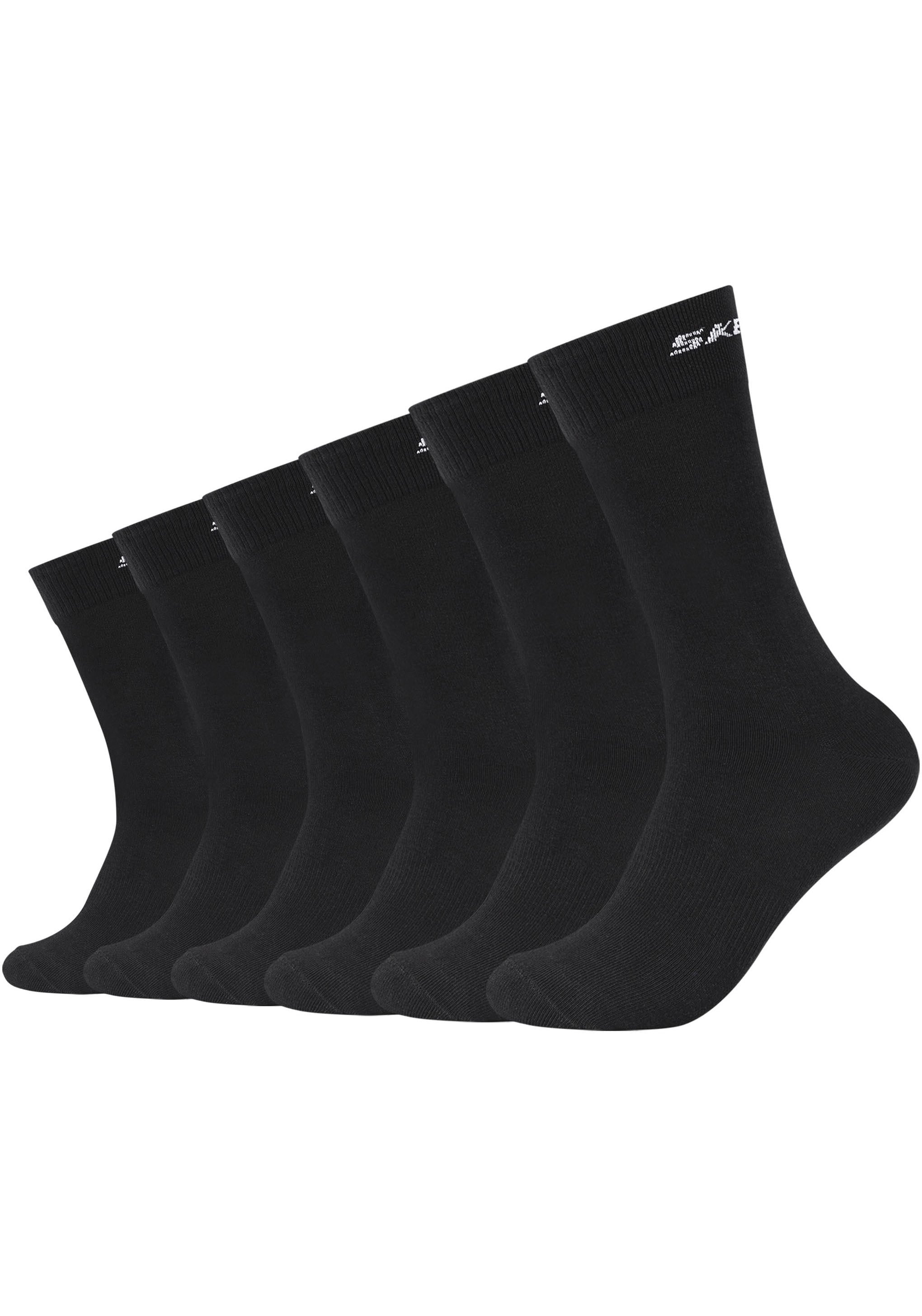 Socken, (Packung, 6er-Pack), mit verstärktem Fersen- und Zehenbereich