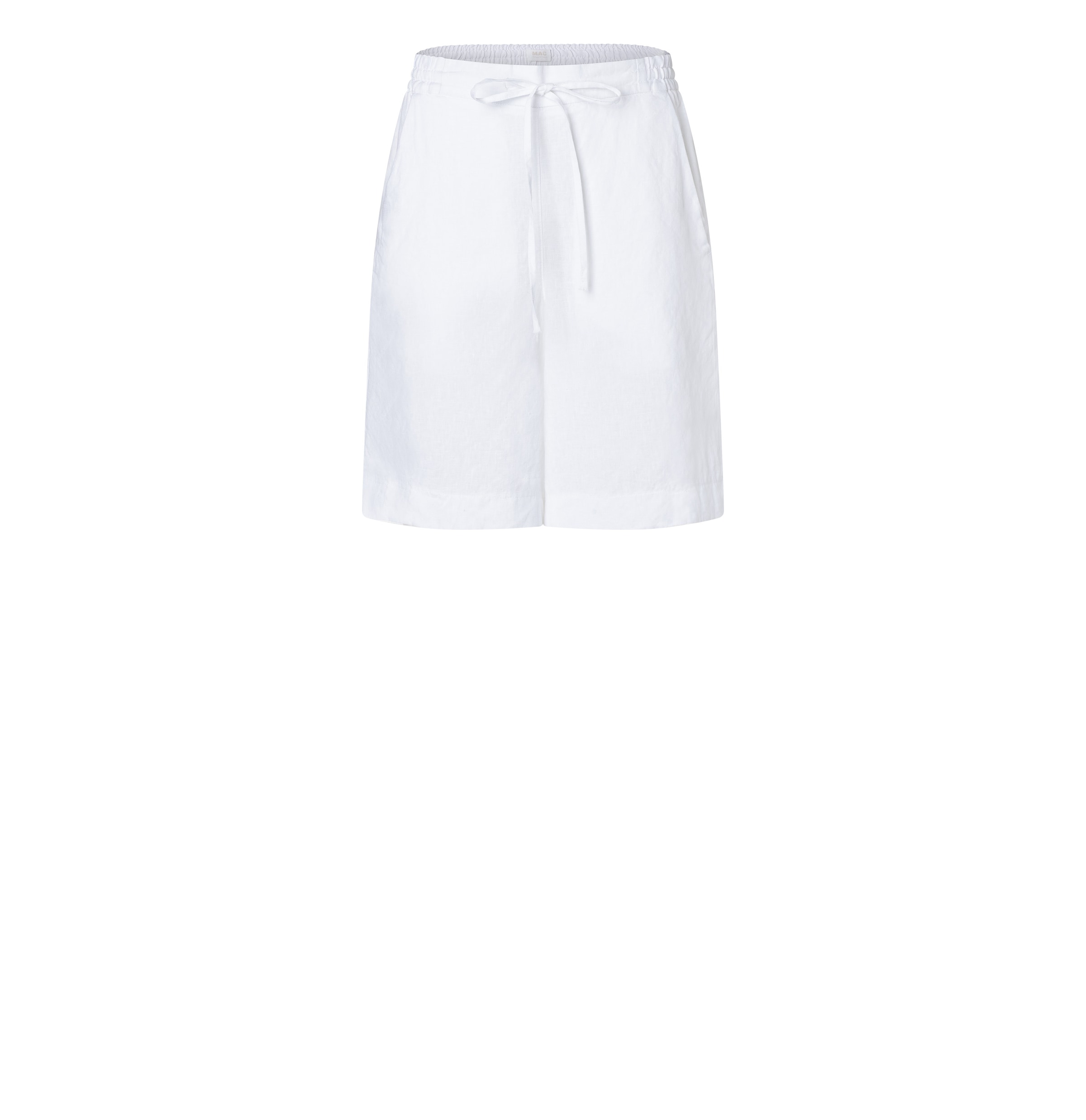 MAC Pantalon en lin »SANNY«  shorts, bermudas avec ceinture élastique et cordon de serrage