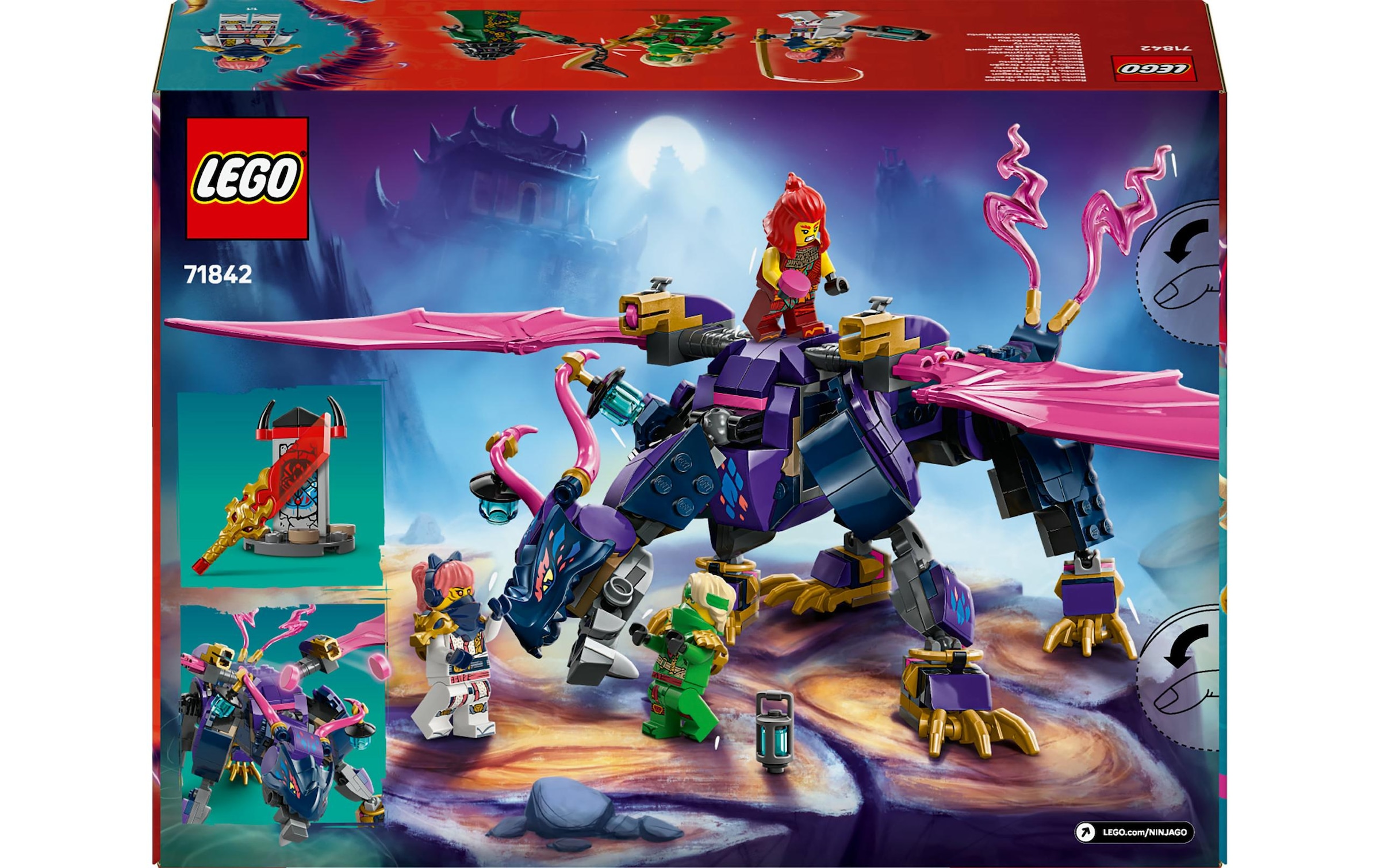 LEGO® Spielbausteine »Ninjago Rontu der Meisterdrache 71842«, (381 St.)